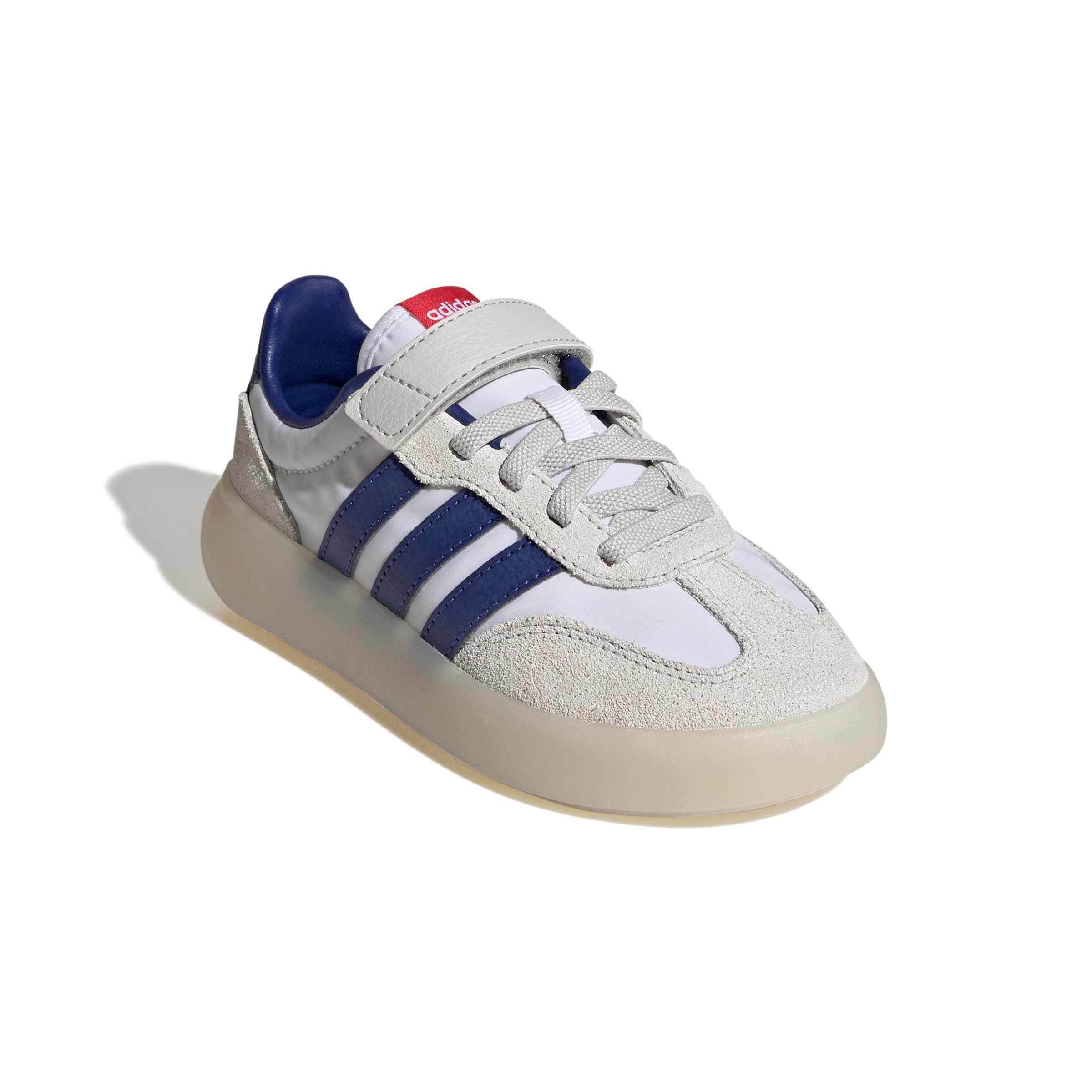 adidas Barreda Decode "Ftwr White/Mystery Ink/Pure Ruby" Preschool Boys' Shoe - WHITE/INK/RUBY