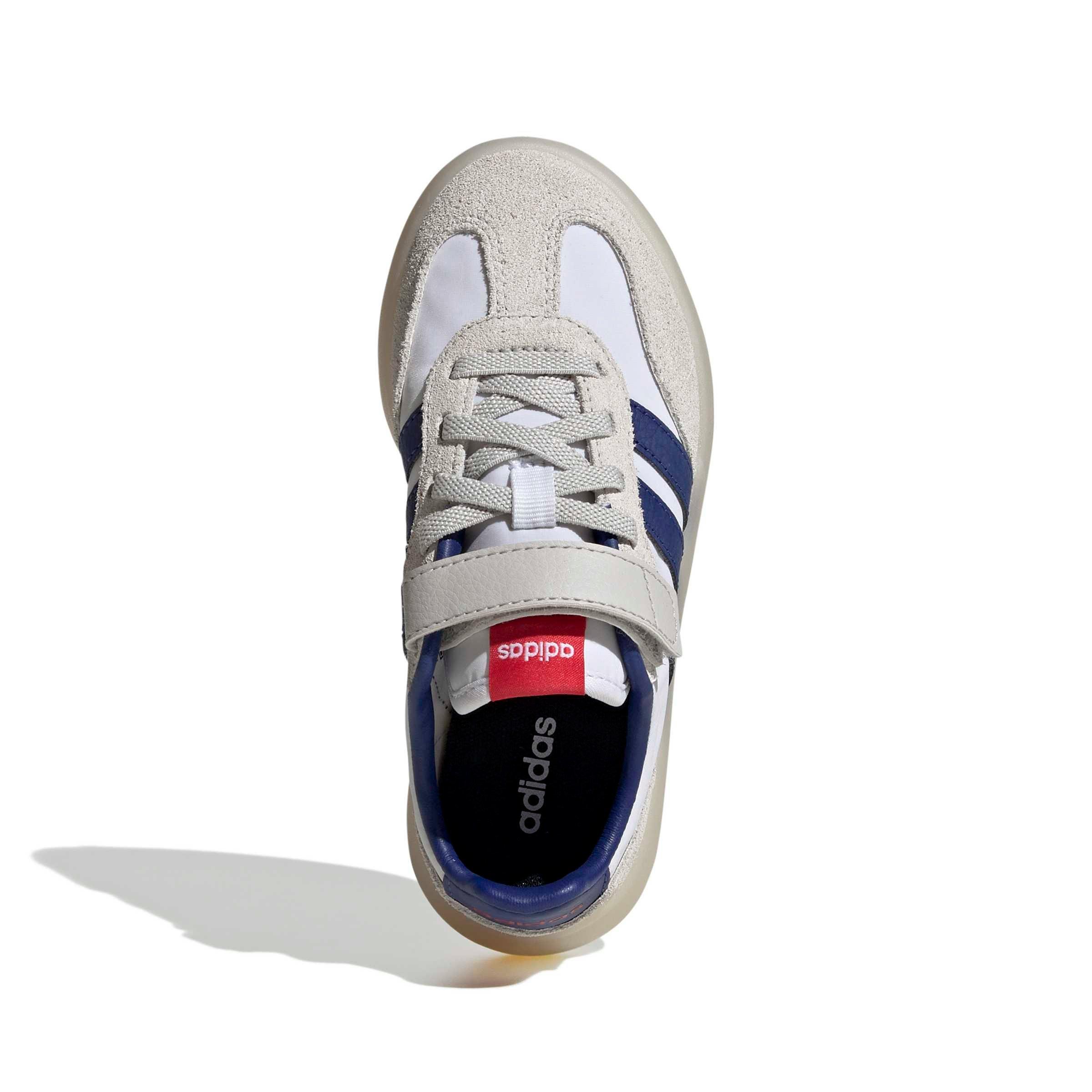adidas Barreda Decode "Ftwr White/Mystery Ink/Pure Ruby" Preschool Boys' Shoe - WHITE/INK/RUBY
