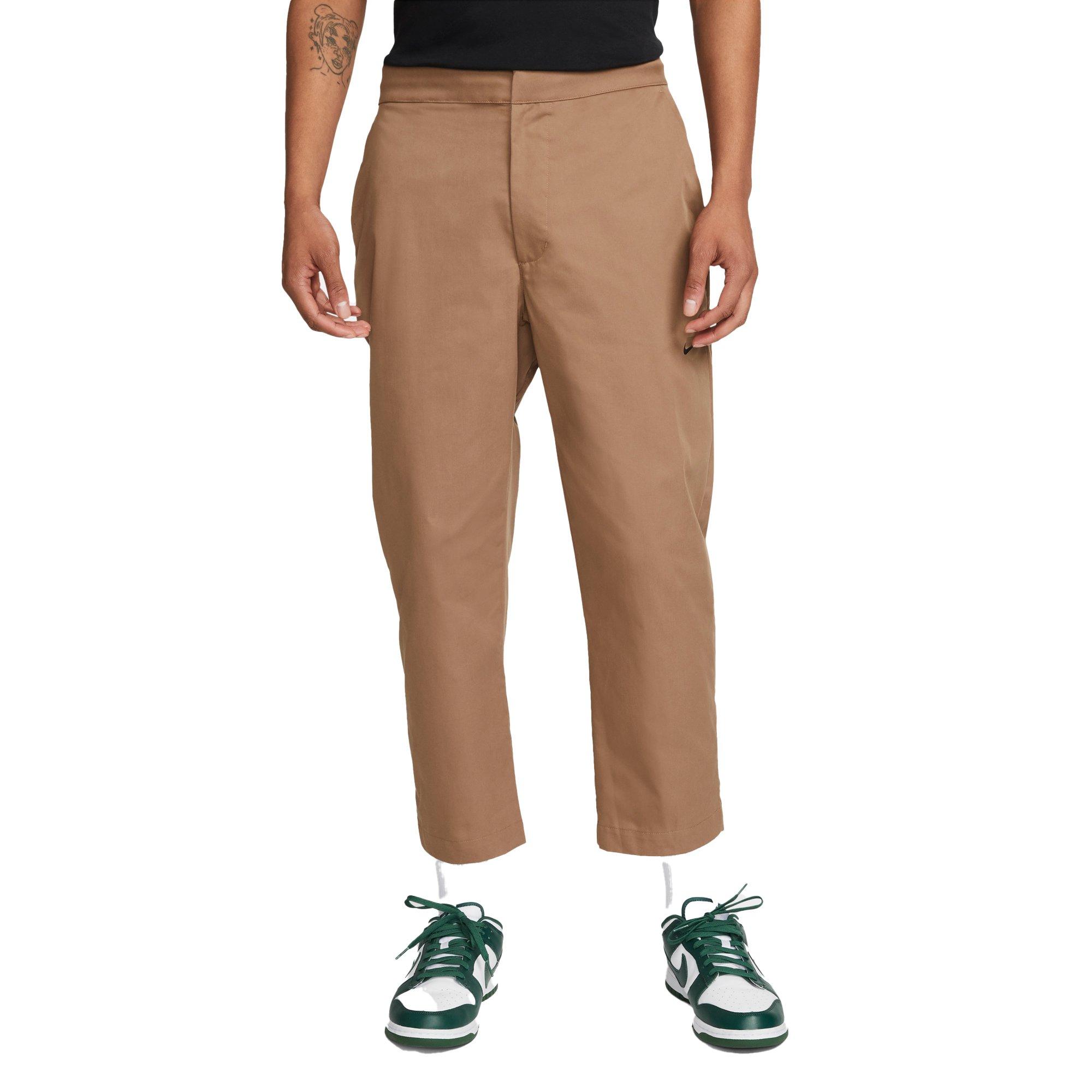 Nike Men's Sportswear Style Essential Woven Unlined Cropped Pants - BROWN Thumbnail View 1
