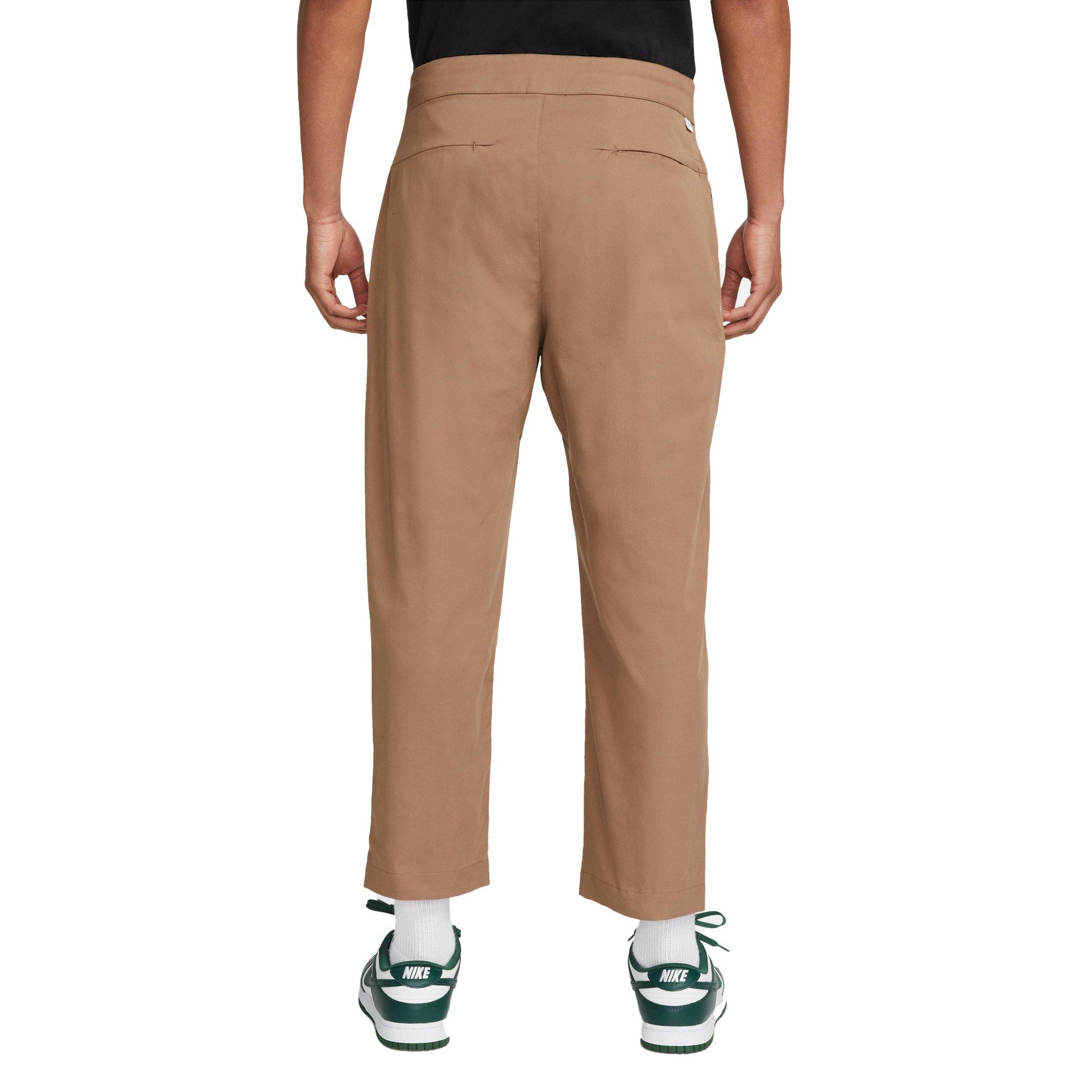 Nike Men's Sportswear Style Essential Woven Unlined Cropped Pants - BROWN Thumbnail View 2