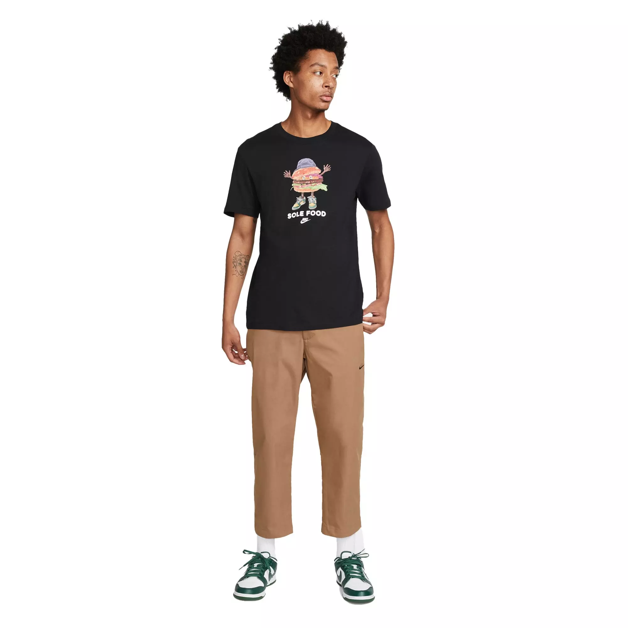 Nike Men's Sportswear Style Essential Woven Unlined Cropped Pants - BROWN