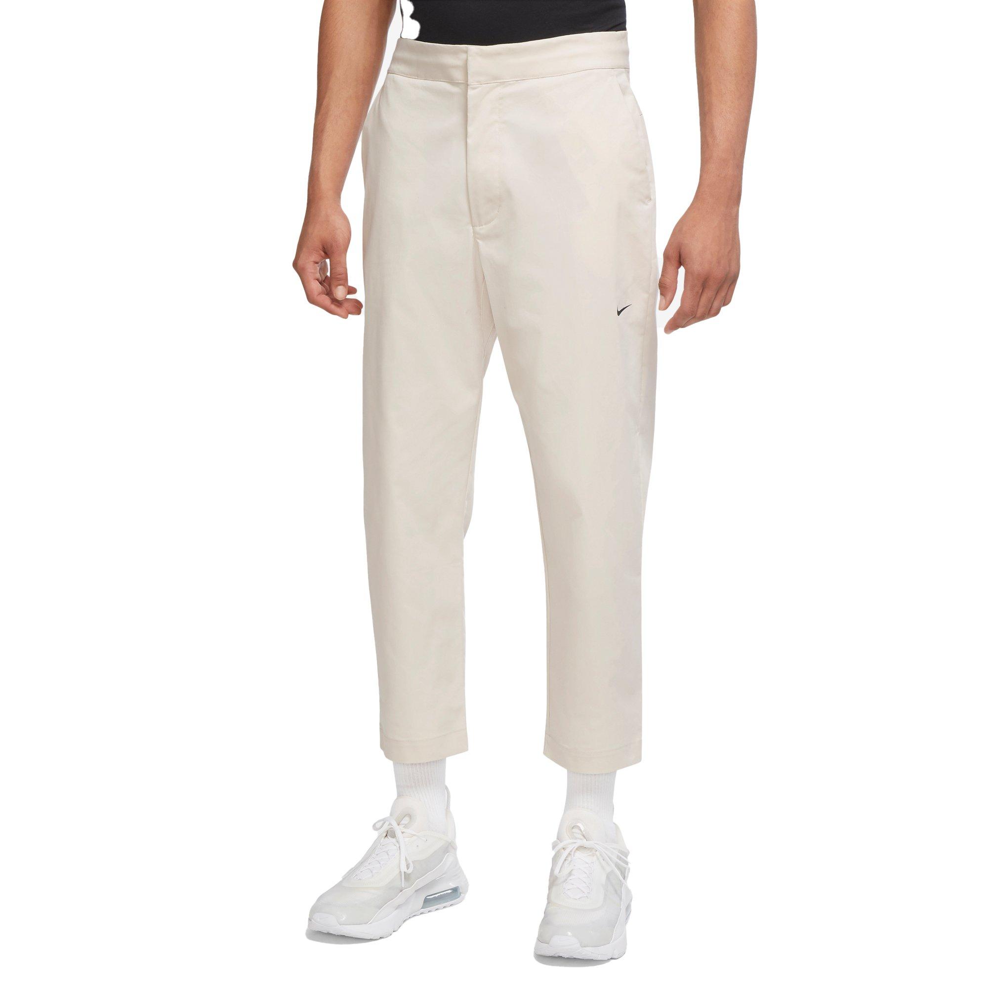 Nike Men's Sportswear Style Essential Woven Unlined Cropped Pants - TAN Thumbnail View 1