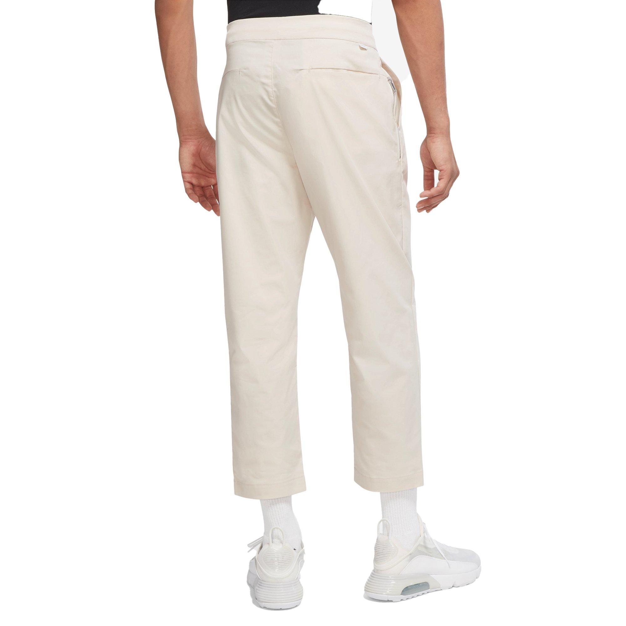 Nike Men's Sportswear Style Essential Woven Unlined Cropped Pants - TAN Thumbnail View 2