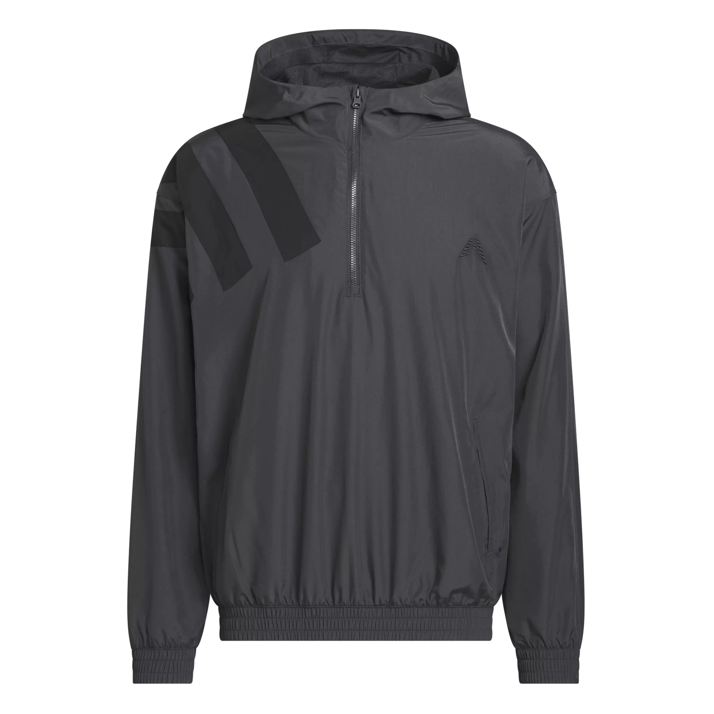 adidas Men's Anthony Edwards Basketball Anorak Pullover -Grey - GREY