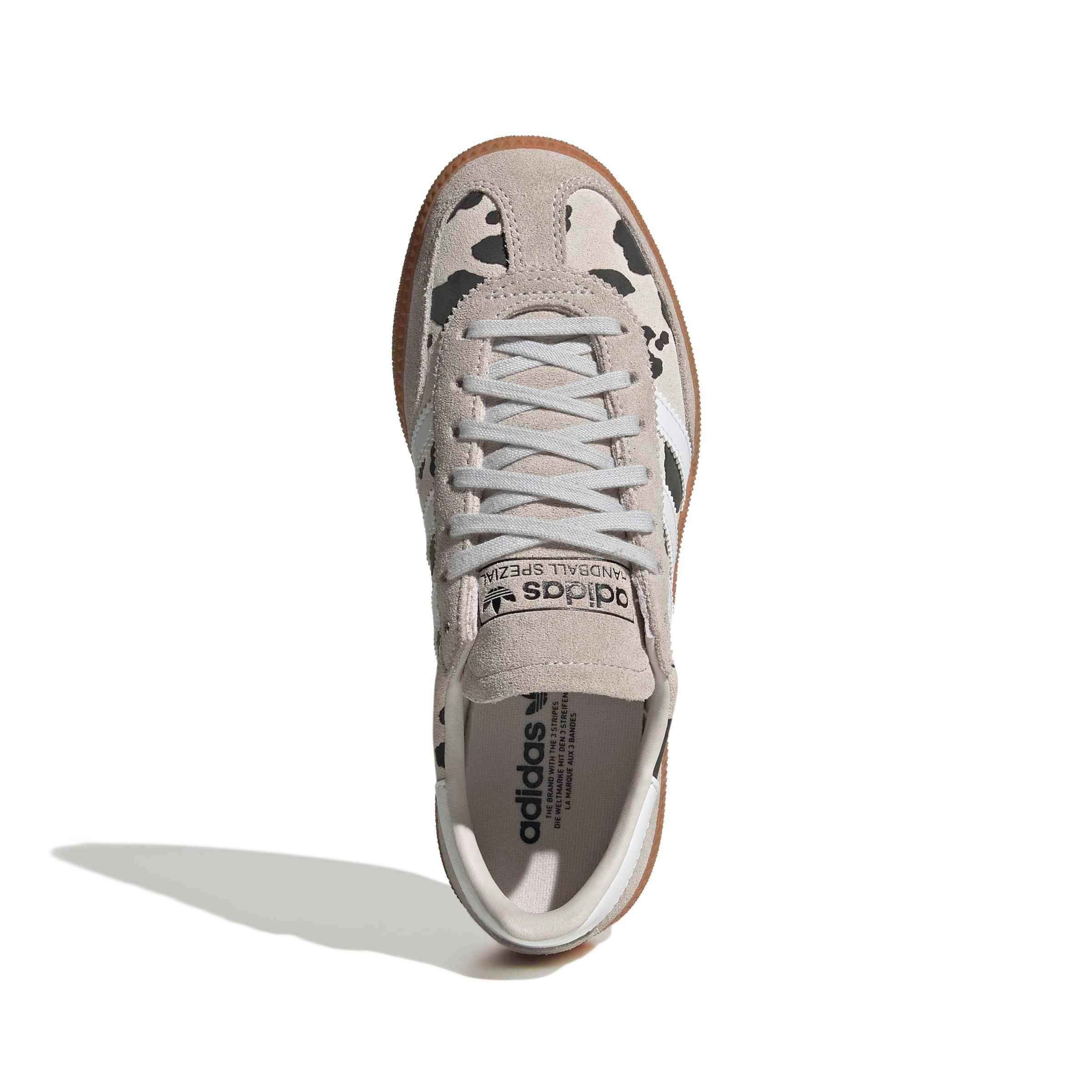 adidas Originals Handball Spezial "Grey One/Ftwr White/Crystal White" Grade School Girls' Shoe - GREY/WHITE/WHITE