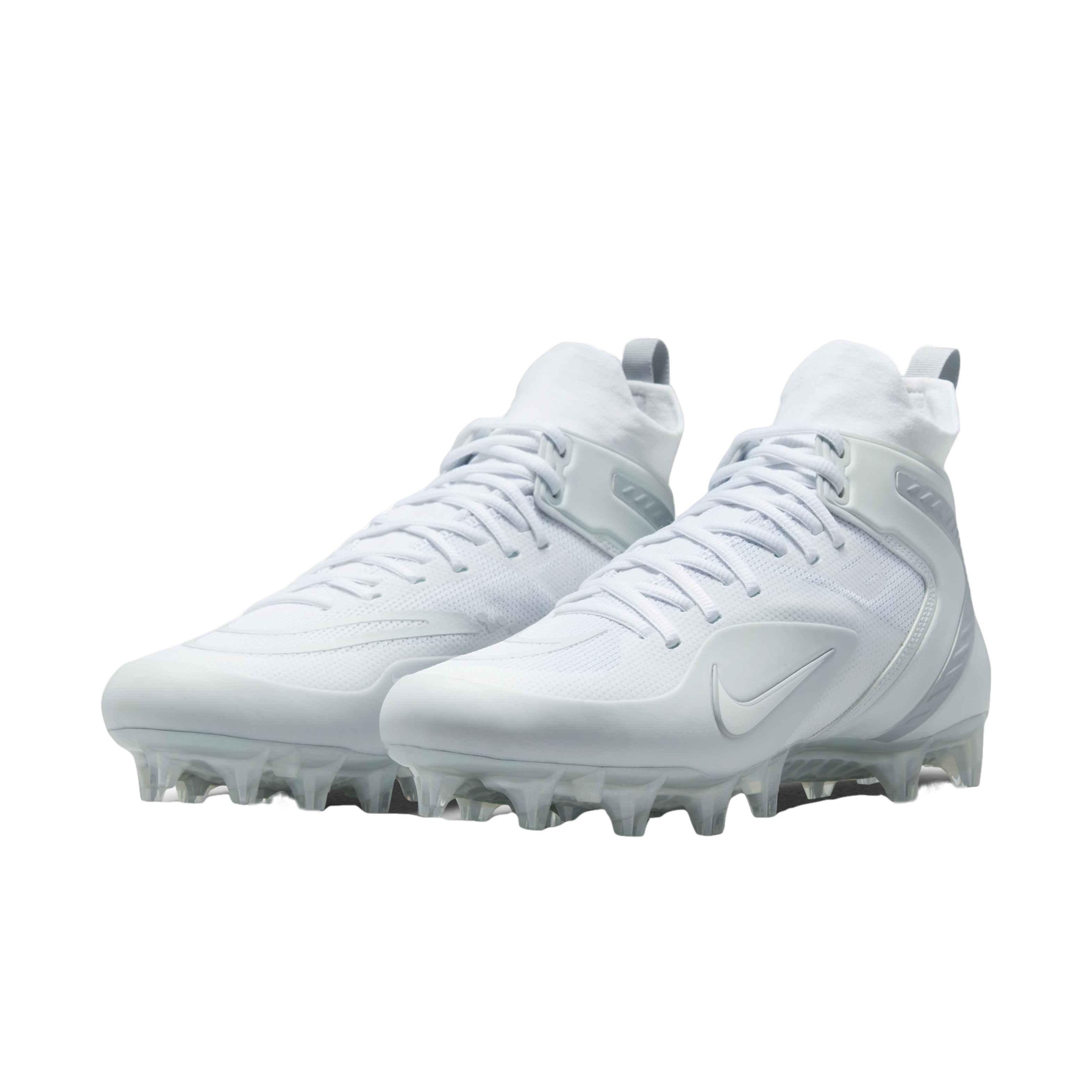 Size 11.5 Nike Alpha Huarache 7 Elite LAX Lacrosse Cleats White