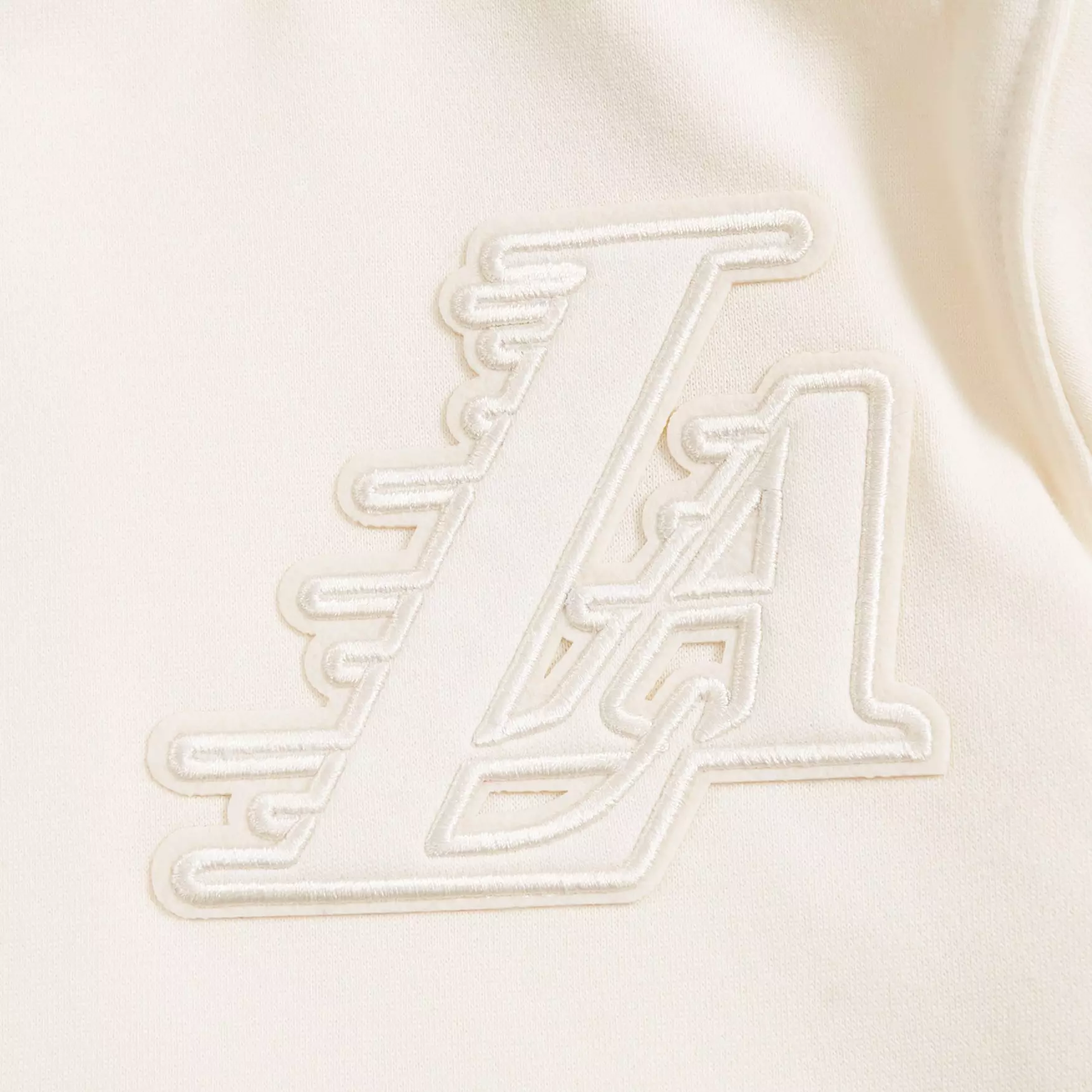 Pro Standard Big Boys' NBA Los Angeles Lakers Fleece PO Hoodie -Cream - CREAM