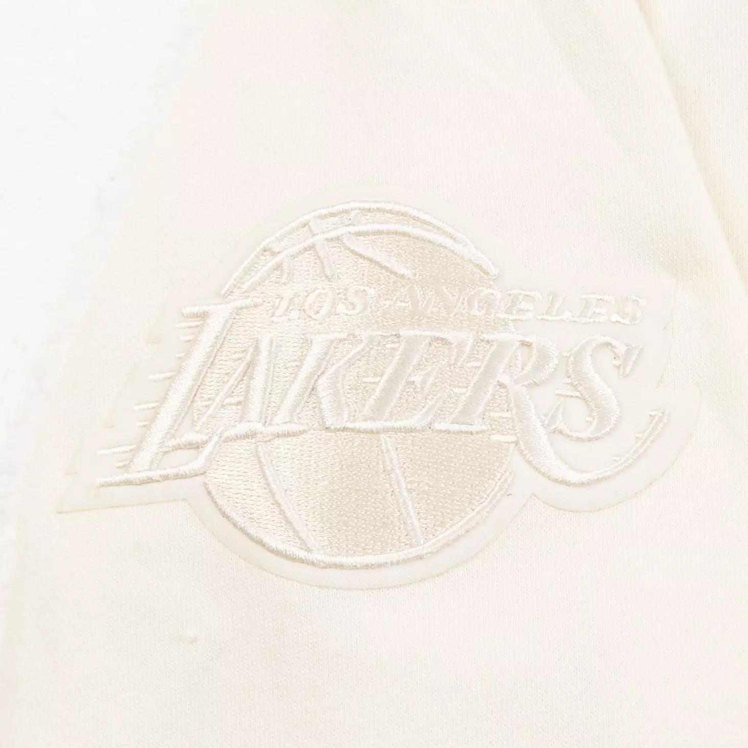 Pro Standard Big Boys' NBA Los Angeles Lakers Fleece PO Hoodie - Cream - CREAM
