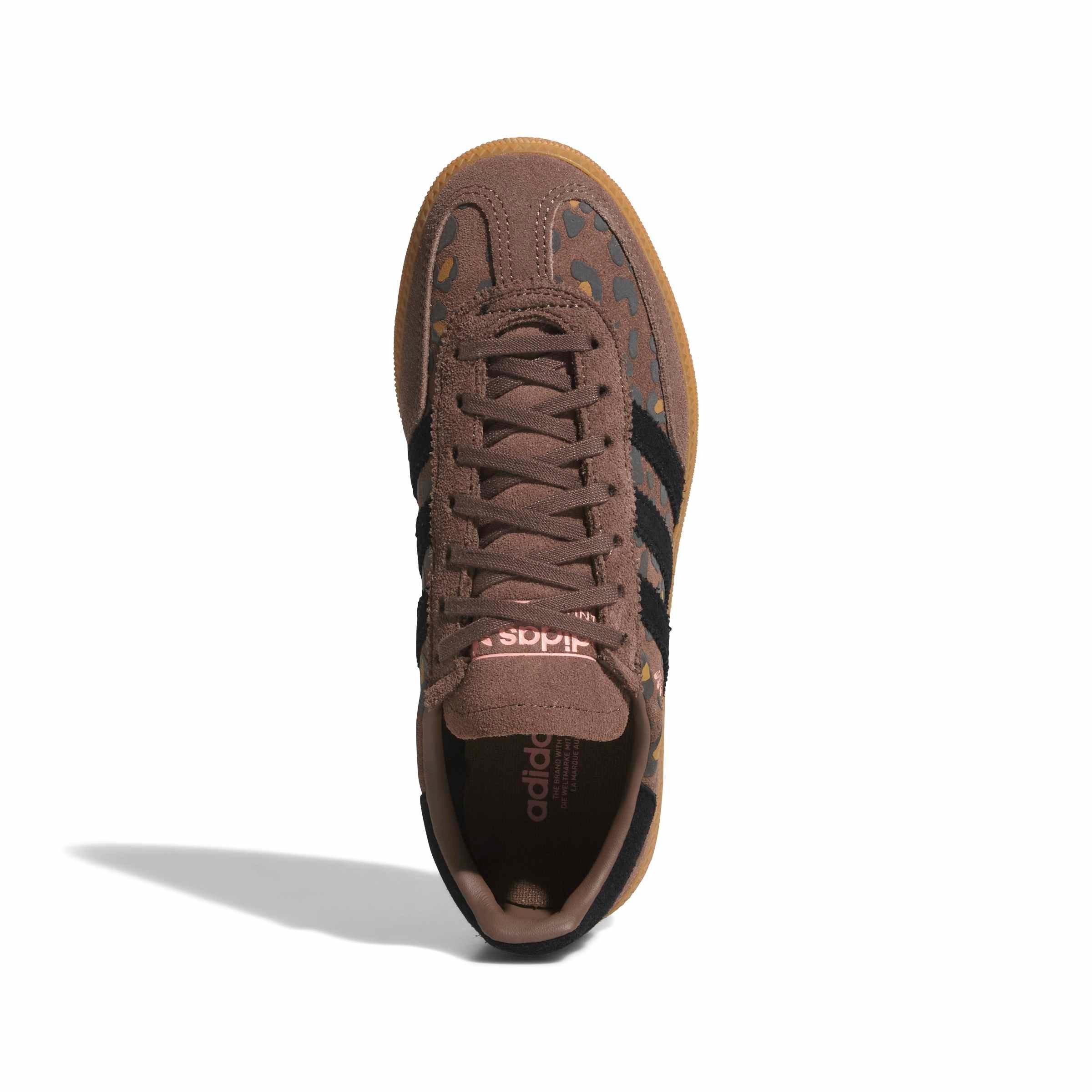 adidas Originals Handball Spezial "Earth Strata/Core Black/Glow Pink" Grade School Girls' Shoe - EARTH/BLACK/PINK
