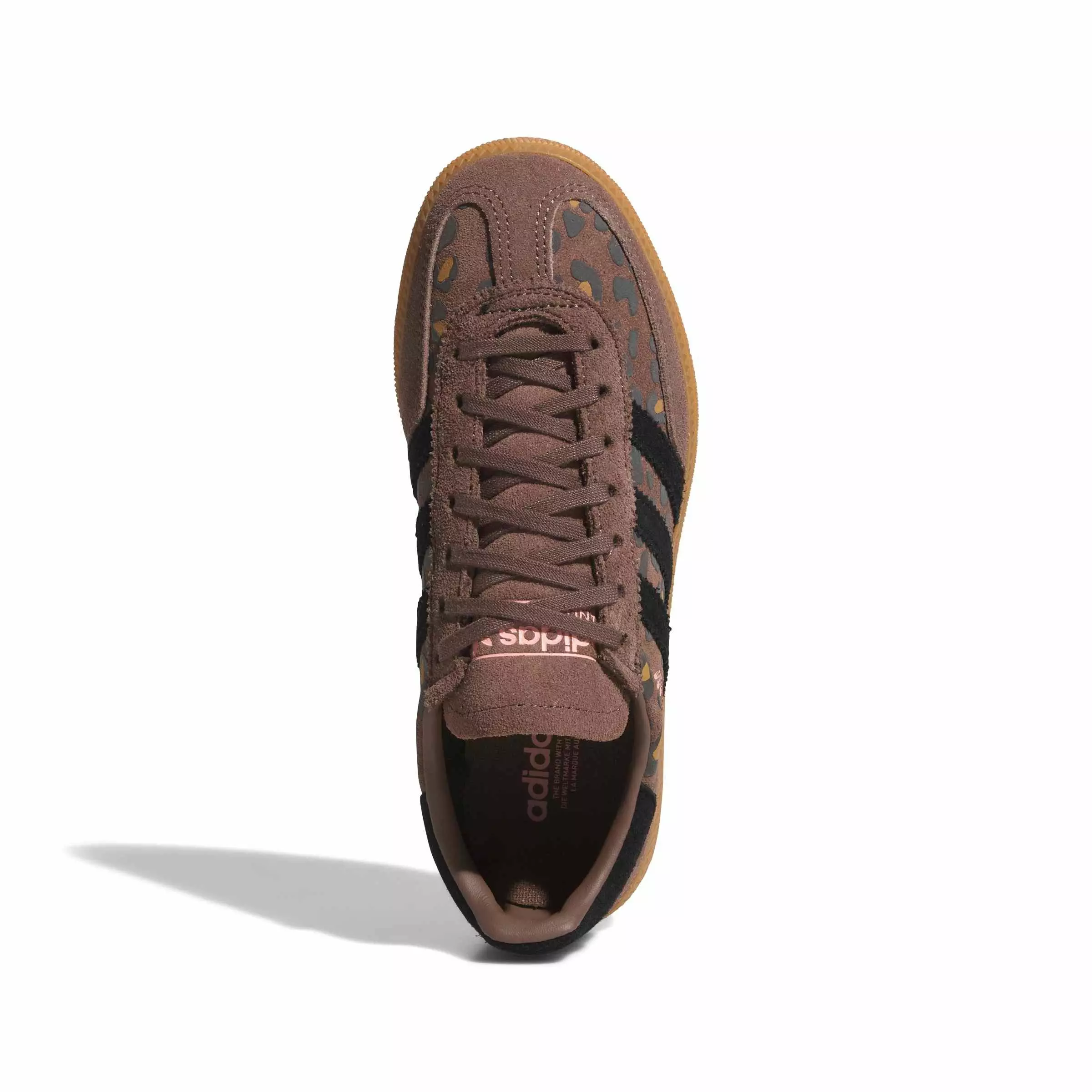 adidas Originals Handball Spezial "Earth Strata/Core Black/Glow Pink" Grade School Girls' Shoe - EARTH/BLACK/PINK