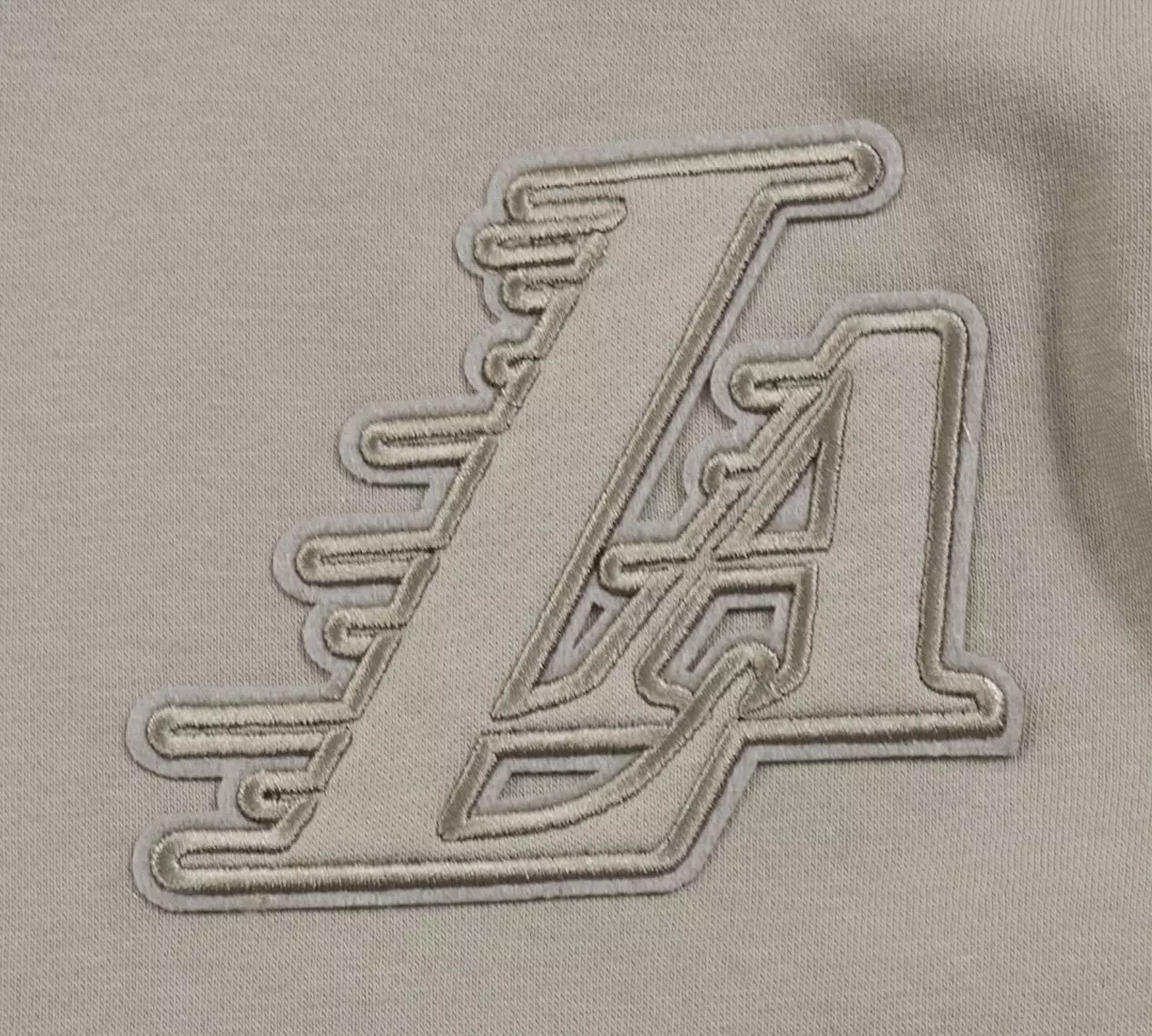 Pro Standard Big Boys' NBA Los Angeles Lakers Fleece PO Hoodie - Stone - STONE