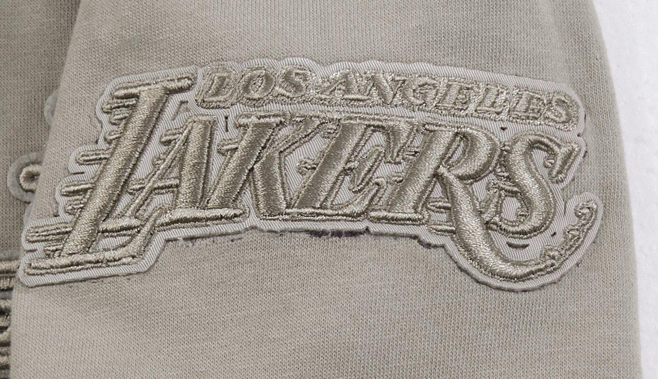 Pro Standard Big Boys' NBA Los Angeles Lakers Fleece PO Hoodie -Stone - STONE Thumbnail View 4