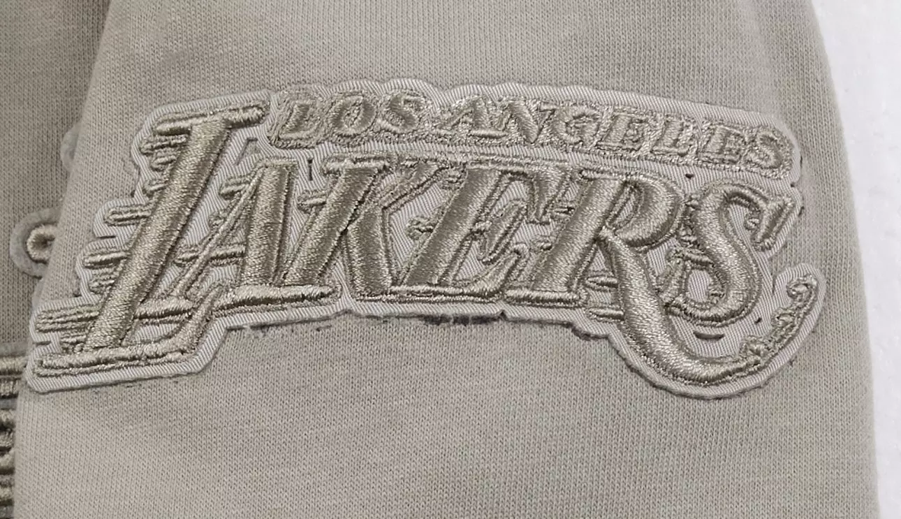 Pro Standard Big Boys' NBA Los Angeles Lakers Fleece PO Hoodie -Stone - STONE