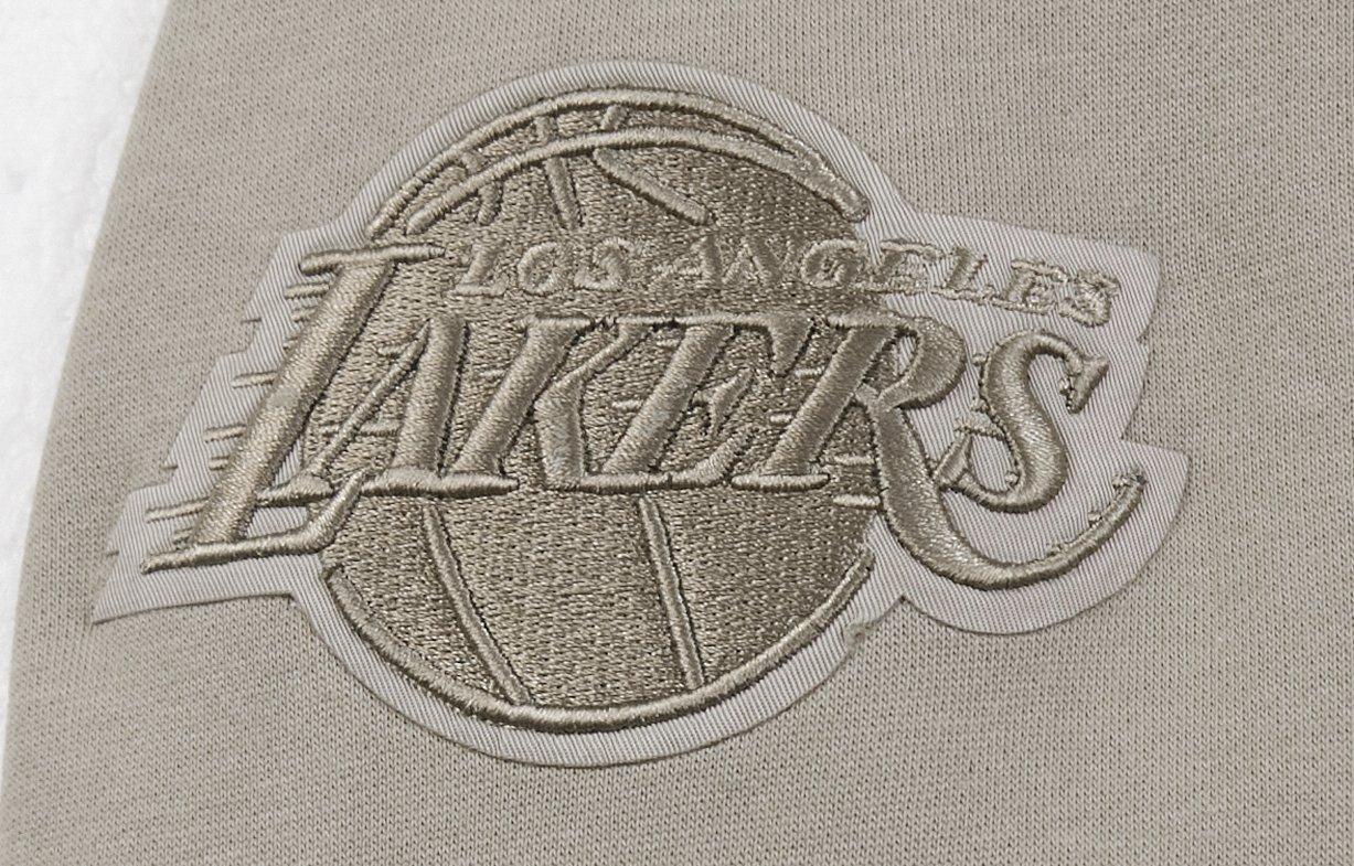 Pro Standard Big Boys' NBA Los Angeles Lakers Fleece PO Hoodie - Stone - STONE Thumbnail View 5