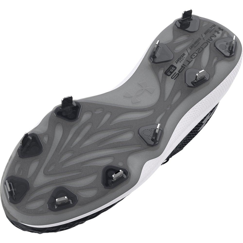 Under Armour Glyde 2 MT "Black/Metallic Silver" Women's Softball Cleat - BLACK/SILVER Thumbnail View 5