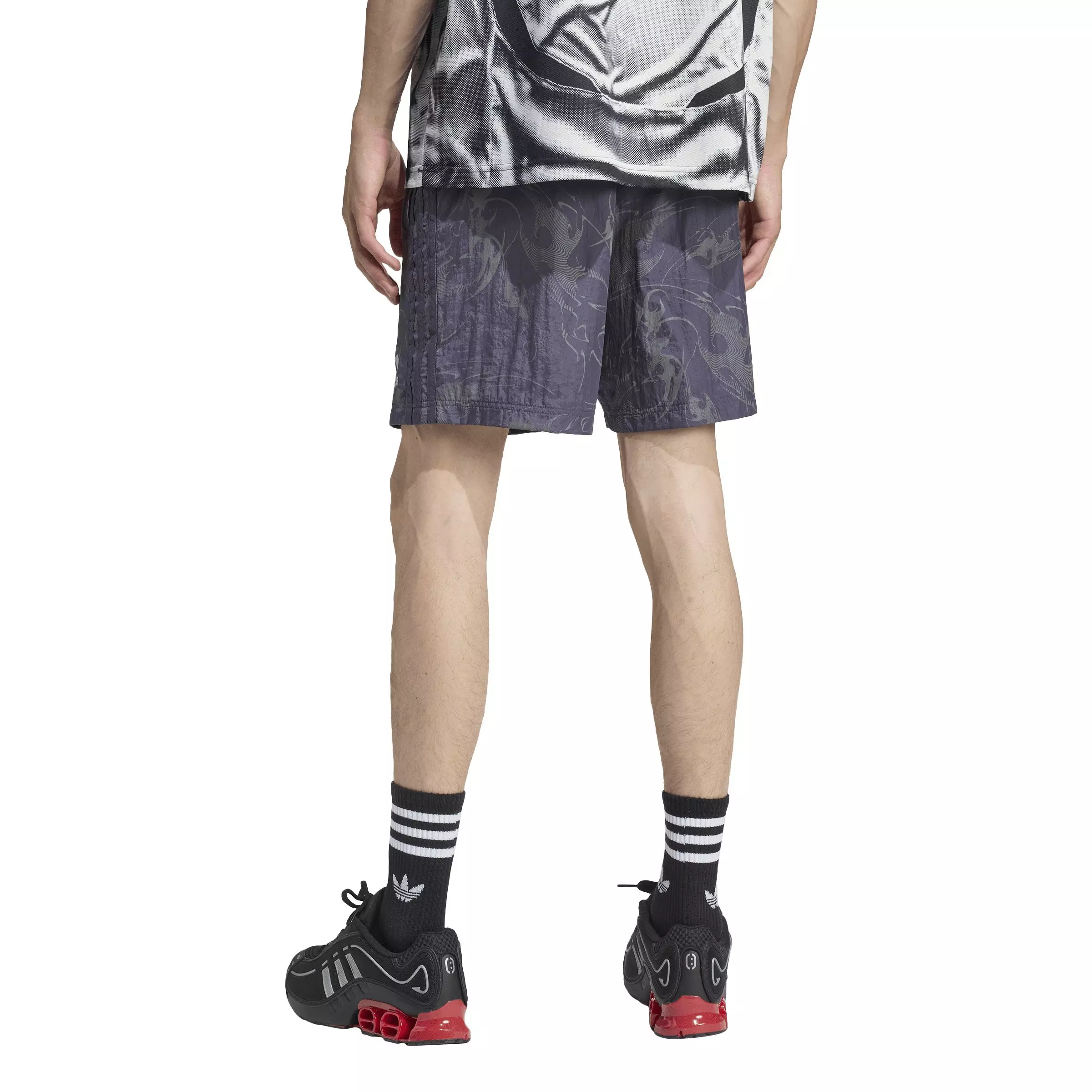 adidas Originals Men's Adilenium Season 4 Teamgeist Woven Shorts -Purple - PURPLE