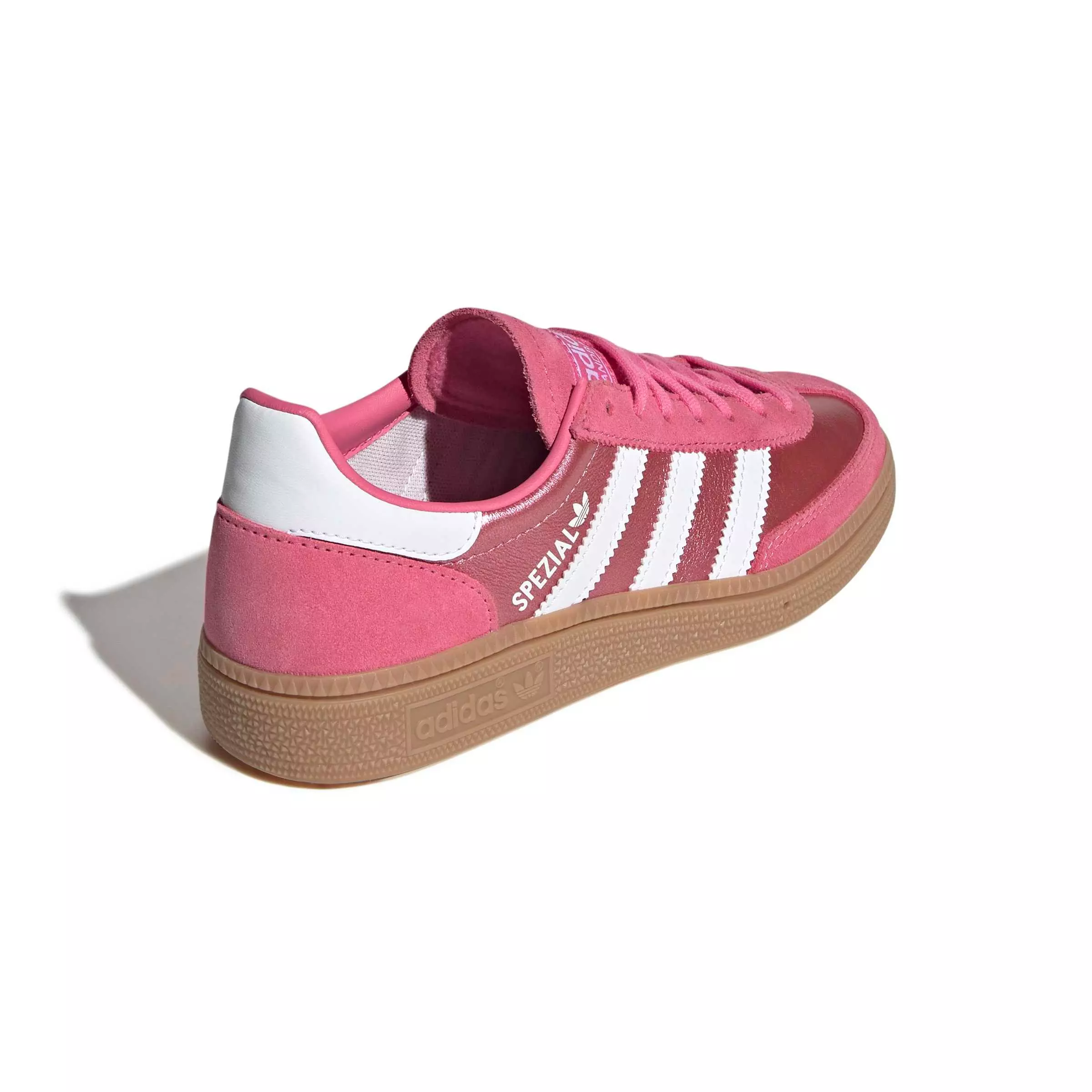 adidas Originals Handball Spezial "Pink Fusion/Ftwr White/Gum 4" Grade School Girls' Shoe - PINK/WHITE/GUM