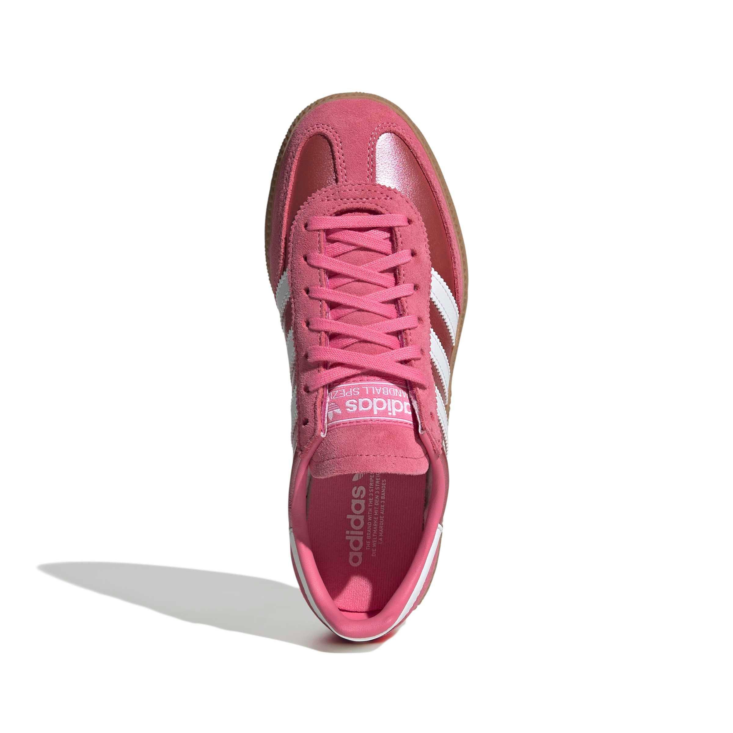 adidas Originals Handball Spezial "Pink Fusion/Ftwr White/Gum 4" Grade School Girls' Shoe - PINK/WHITE/GUM