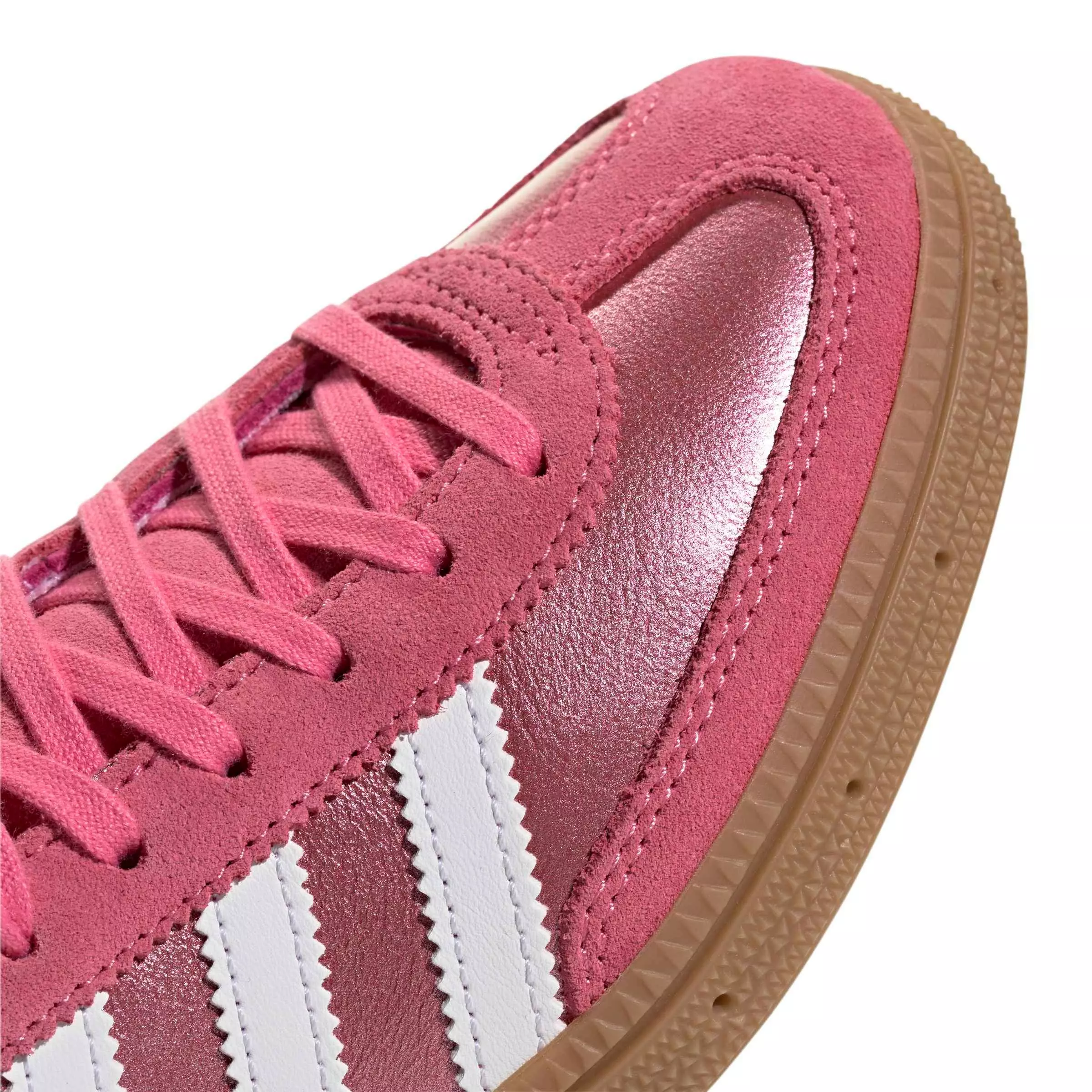 adidas Originals Handball Spezial "Pink Fusion/Ftwr White/Gum 4" Grade School Girls' Shoe - PINK/WHITE/GUM