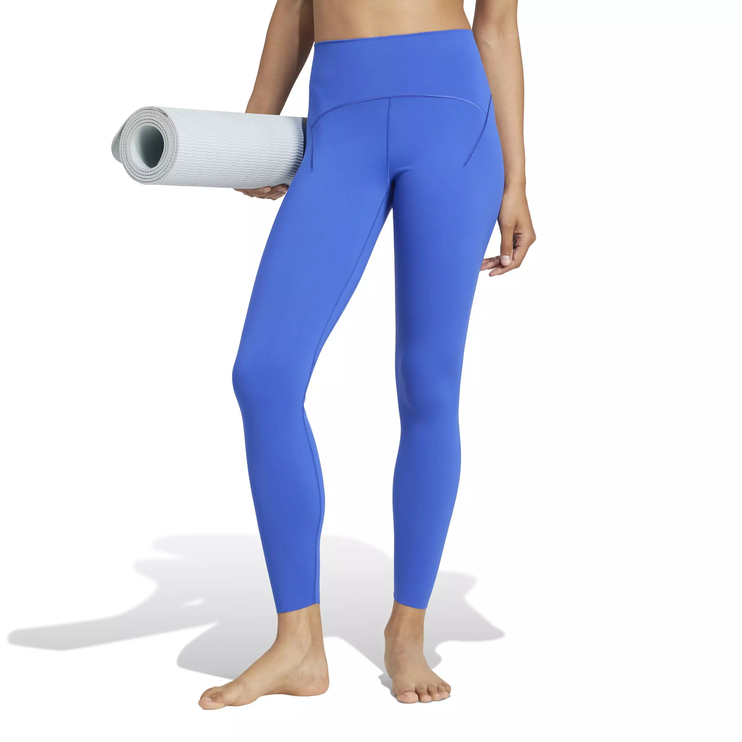 adidas Women's All Me Luxe 7/8 Leggings-Blue - BLUE