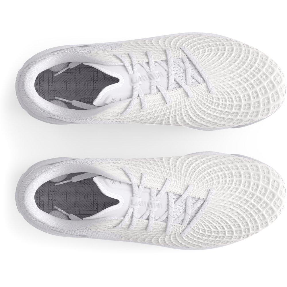 Under Armour Glyde 2 MT "White/Metallic Silver" Women's Softball Cleat - WHITE/SILVER Thumbnail View 4