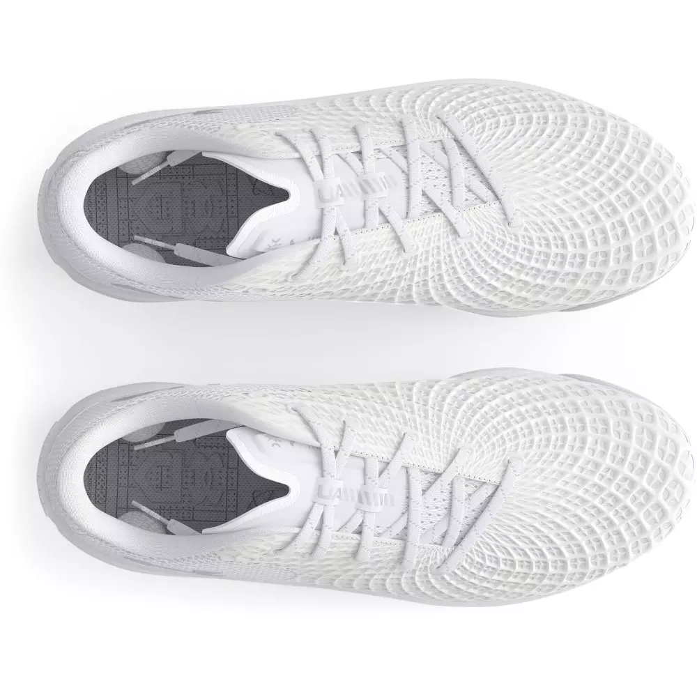 Under Armour Glyde 2 MT "White/Metallic Silver" Women's Softball Cleat - WHITE/SILVER