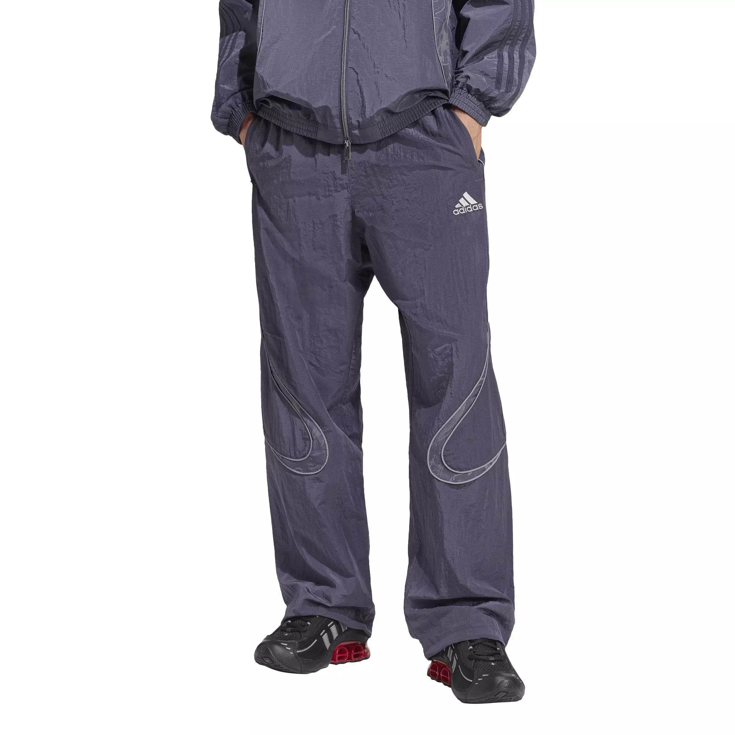 adidas Originals Men's Adilenium Season 4 Teamgeist Track Pants -Purple - PURPLE