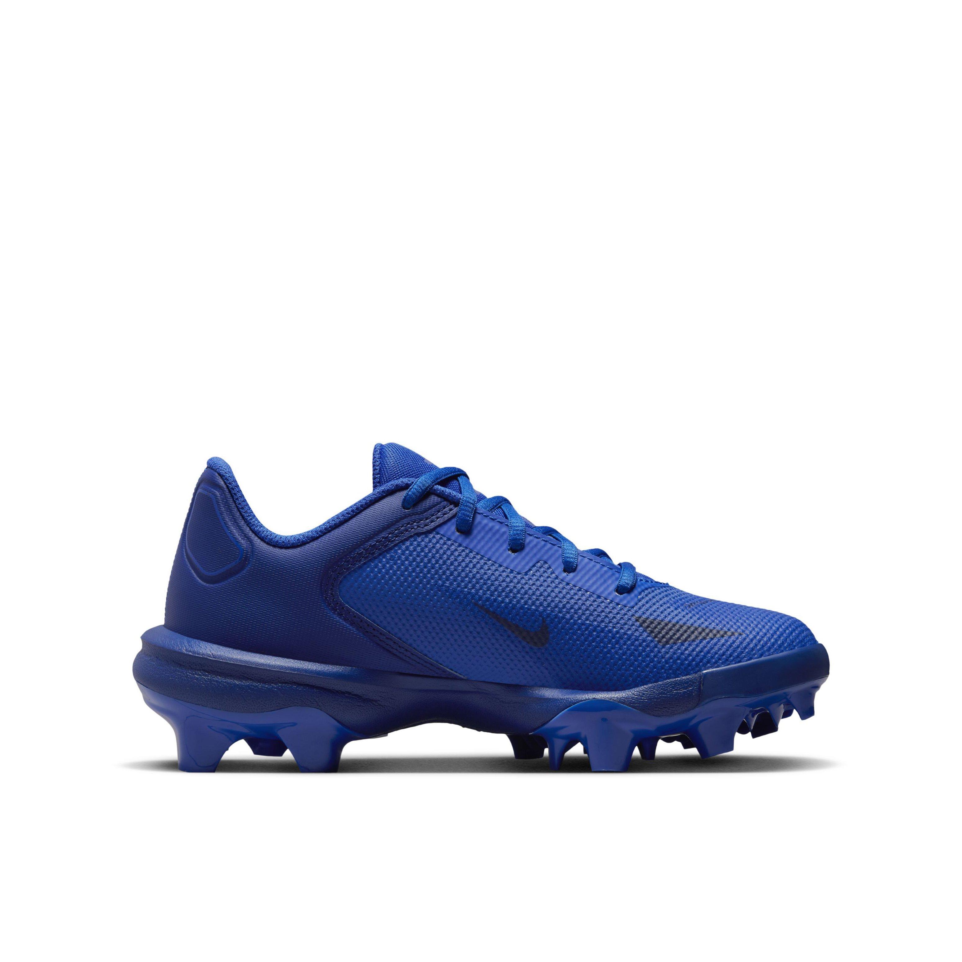 Blue/White Nike Trout cleats Size 1.5 (Y)