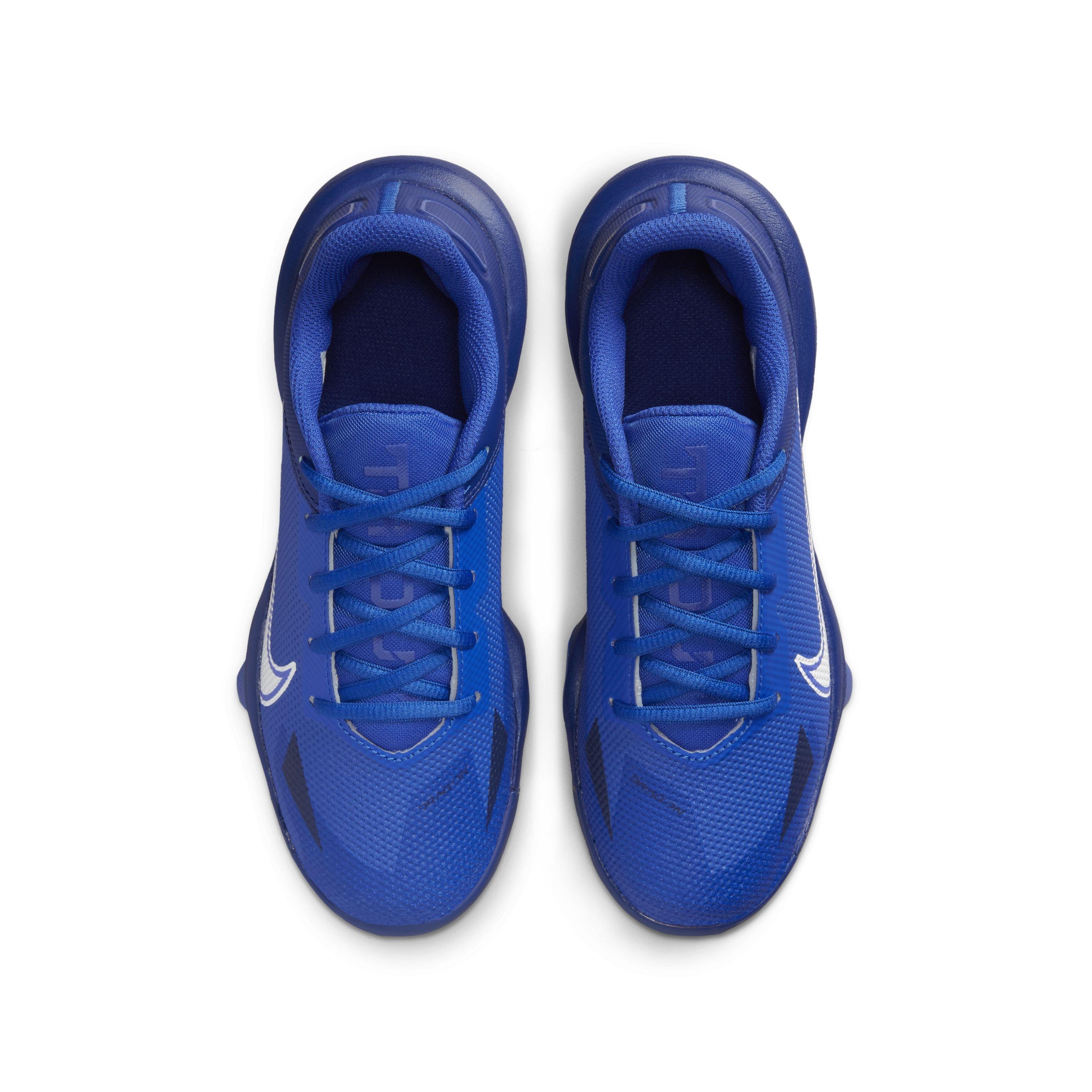 Nike Force Trout 8 Pro MCS "Hyper Royal/Deep Royal Blue/University Blue/White" Grade School Boys' Baseball Cleat - ROYAL/BLUE/BLUE/WHITE Thumbnail View 4
