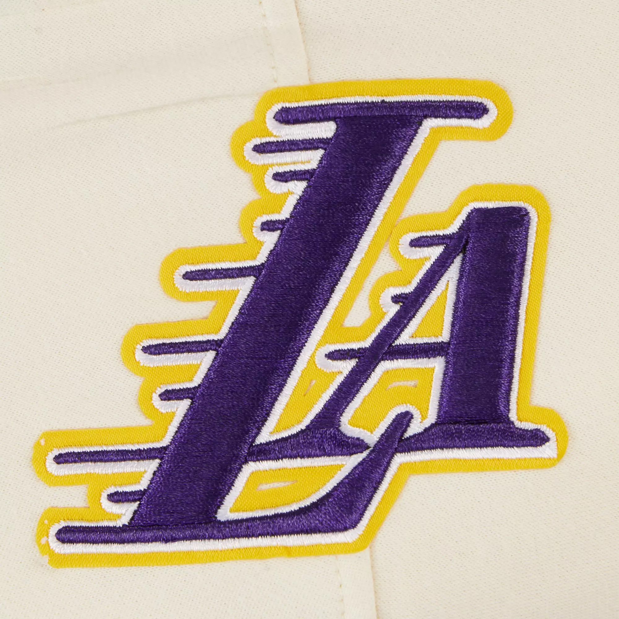 Pro Standard Big Boys' NBA Los Angeles Lakers Retro Classic Rib Fleece PO Hoodie -White/Purple - WHITE/PURPLE