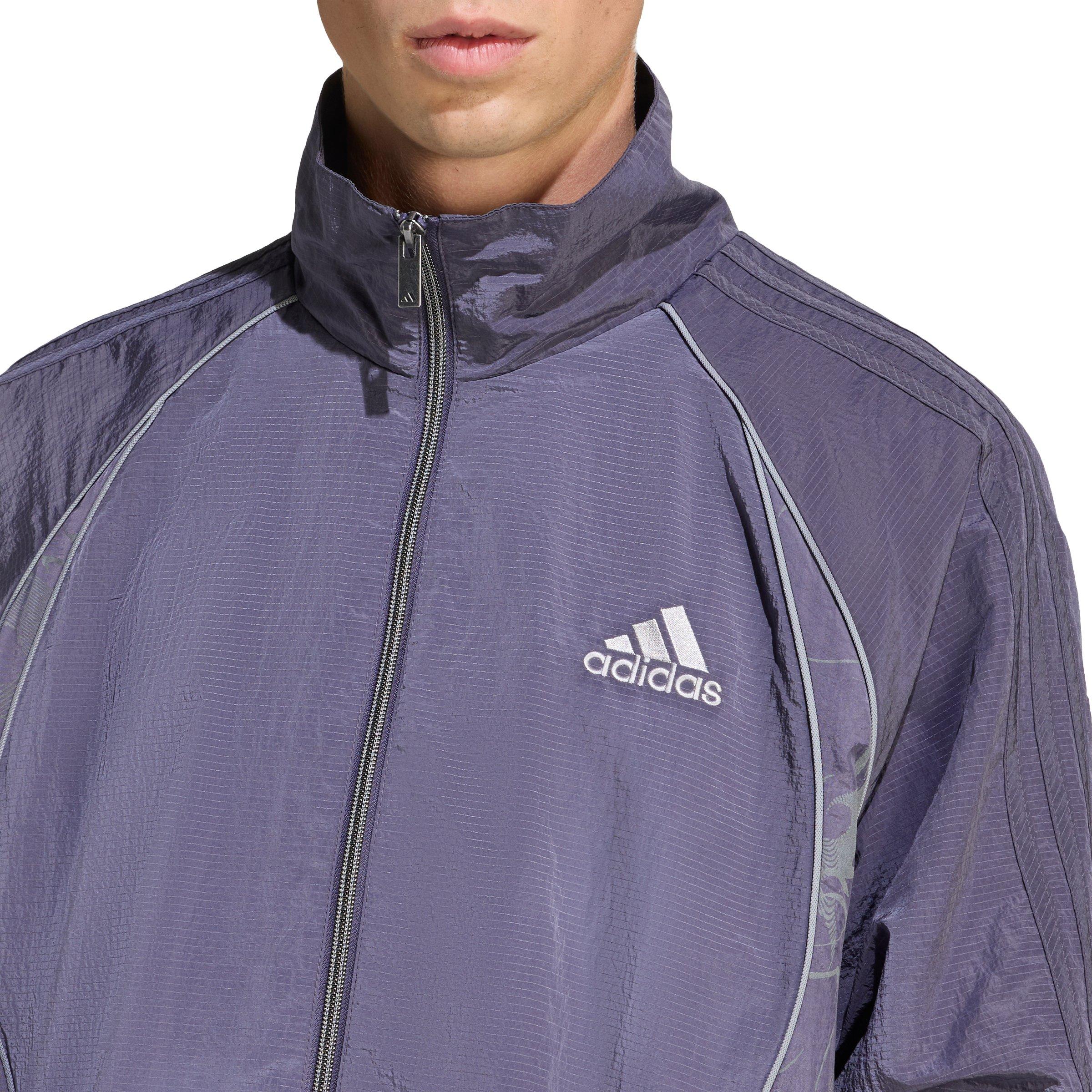 adidas Originals Men's Adilenium Season 4 Teamgeist Track Top - Purple - PURPLE Thumbnail View 3
