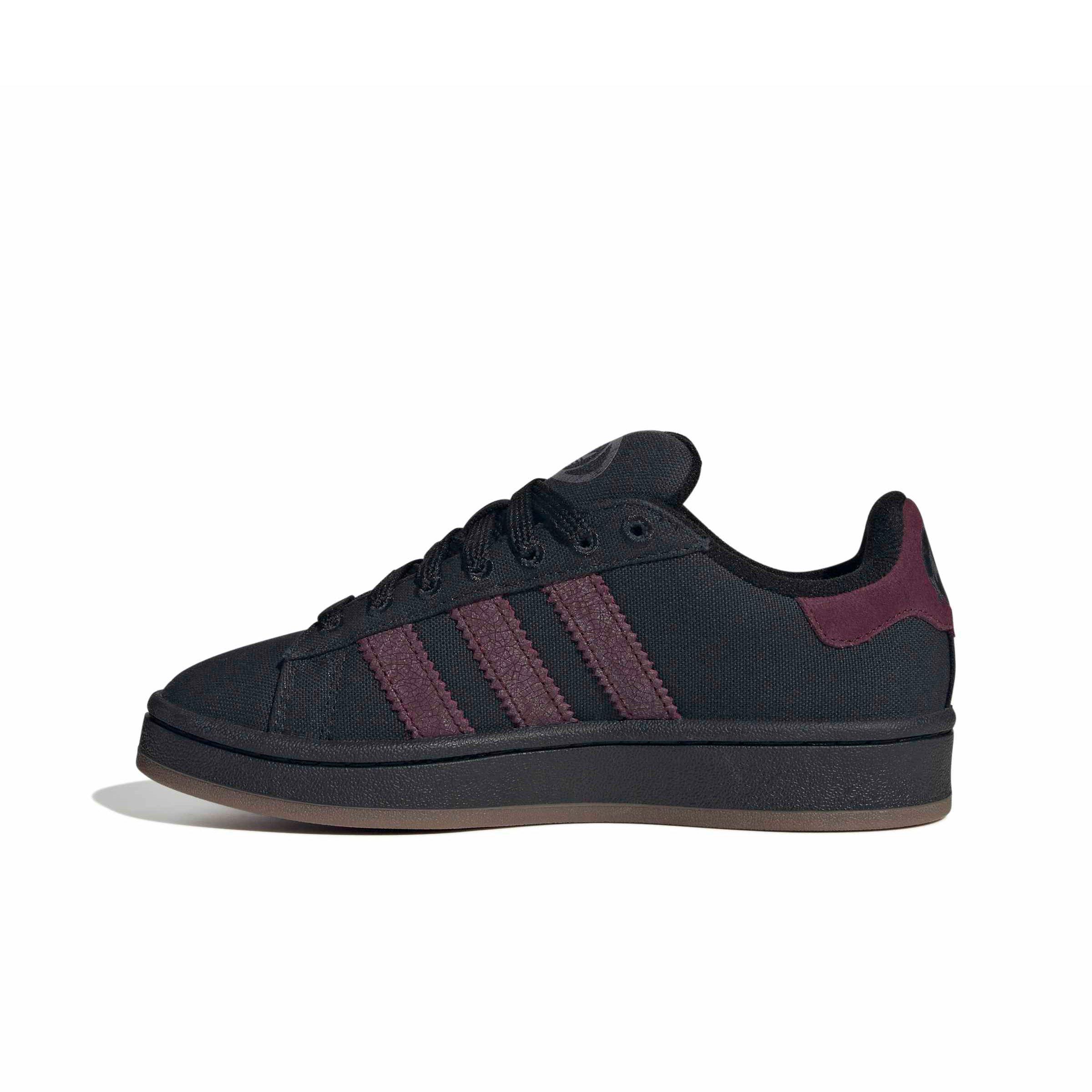 adidas Originals Disney Villains Campus 00s "Core Black/Maroon/Gum 5" Grade School Girls' Shoe - BLACK/MAROON/GUM