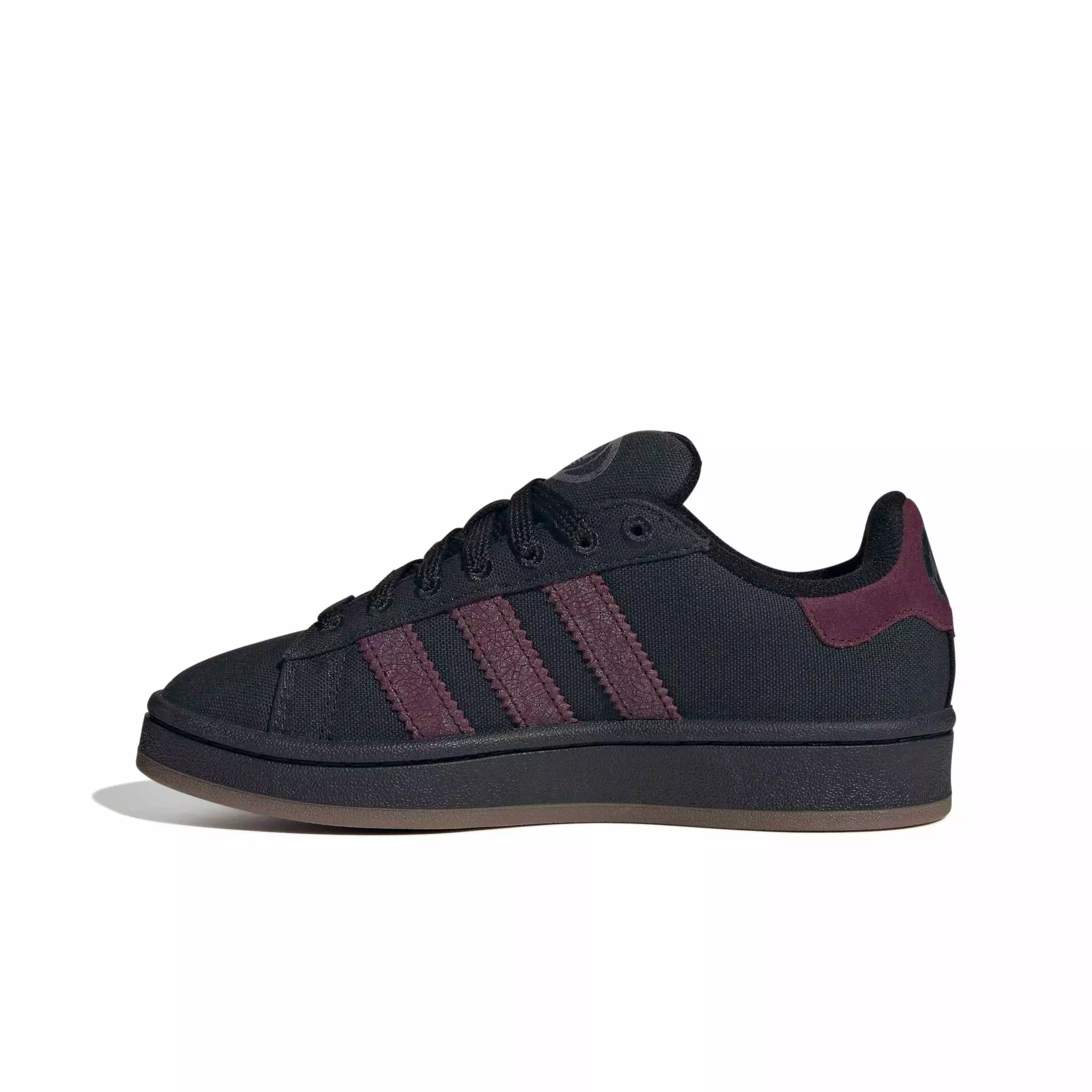 adidas Originals Disney Villains Campus 00s "Core Black/Maroon/Gum 5" Grade School Girls' Shoe - BLACK/MAROON/GUM