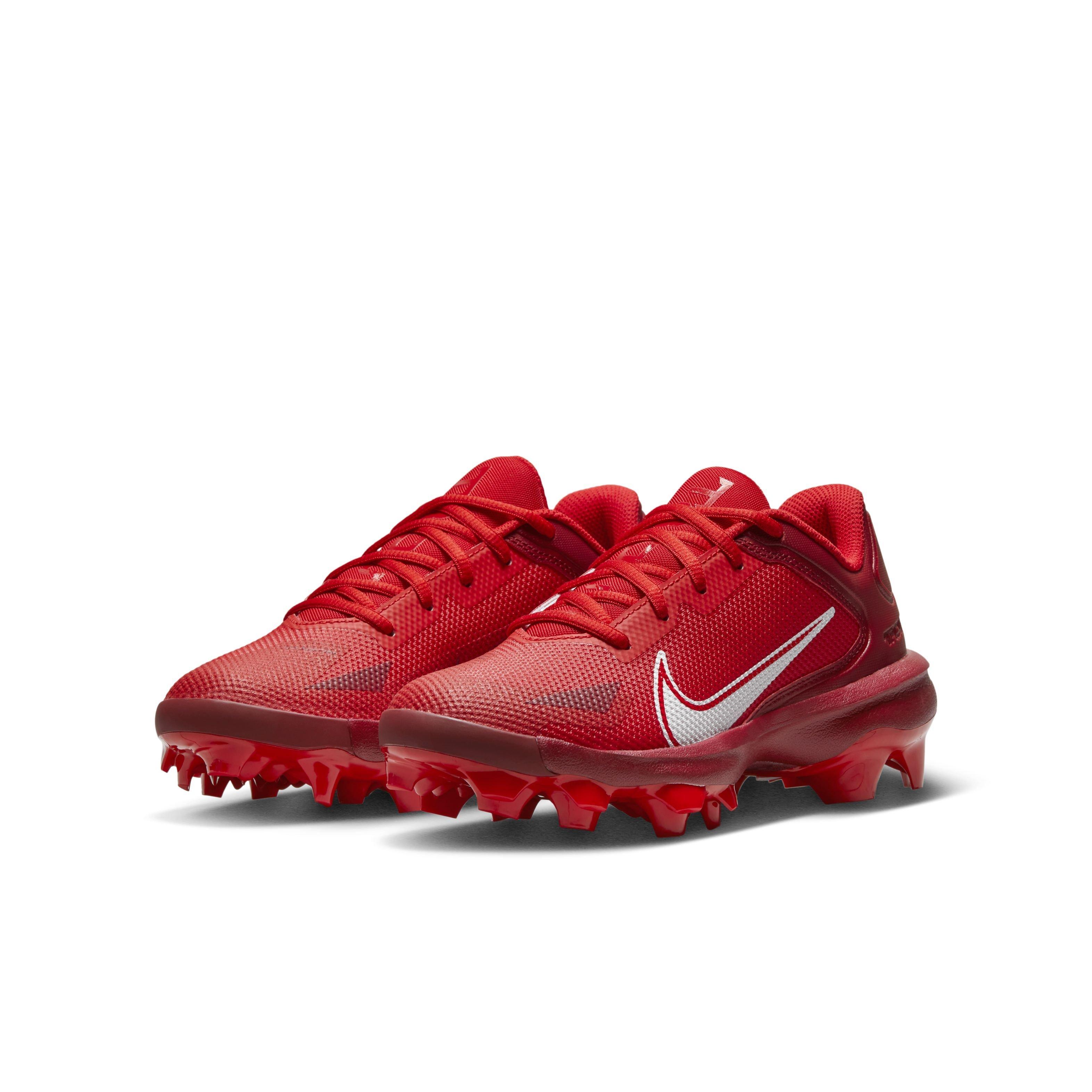 Nike Force Trout 8 Pro MCS University Red/Team Red/Habanero Red/White  Grade School Boys' Baseball Cleat - Hibbett