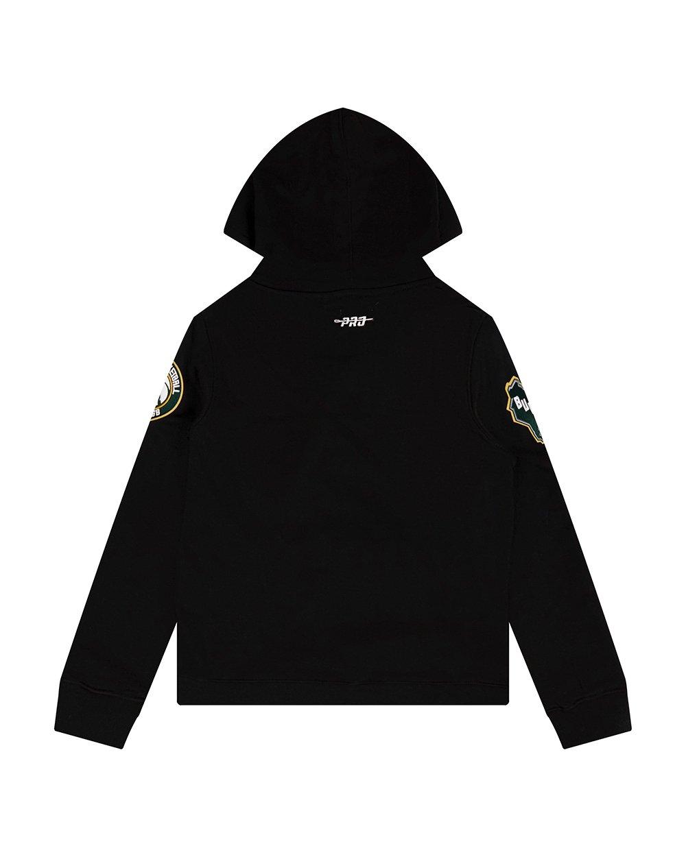 Pro Standard Big​ Boys​' NBA Milwaukee Bucks Clas​sic Fleece PO Hoodie - Black - BLACK Thumbnail View 2