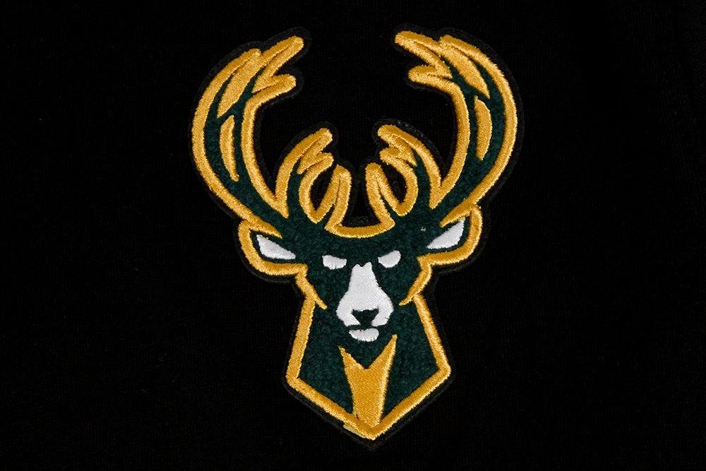 Pro Standard Big​ Boys​' NBA Milwaukee Bucks Clas​sic Fleece PO Hoodie -Black - BLACK Thumbnail View 5