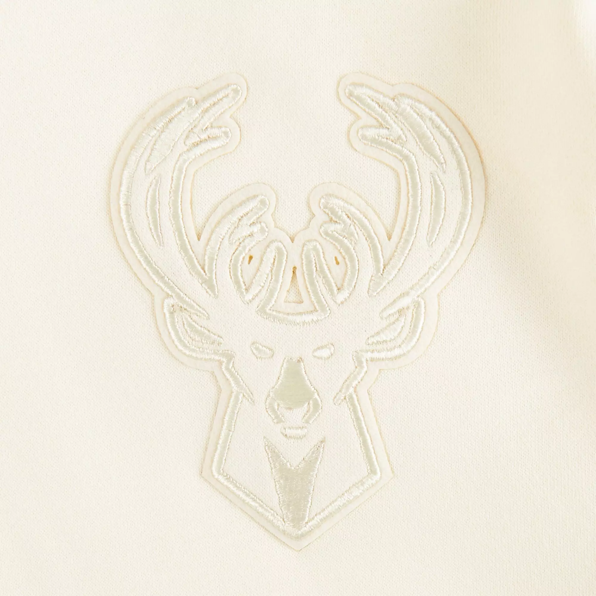 Pro Standard Big​ Boys​' NBA Milwaukee Bucks ​Neutral Fleece PO​ Hoodie - Cream - CREAM