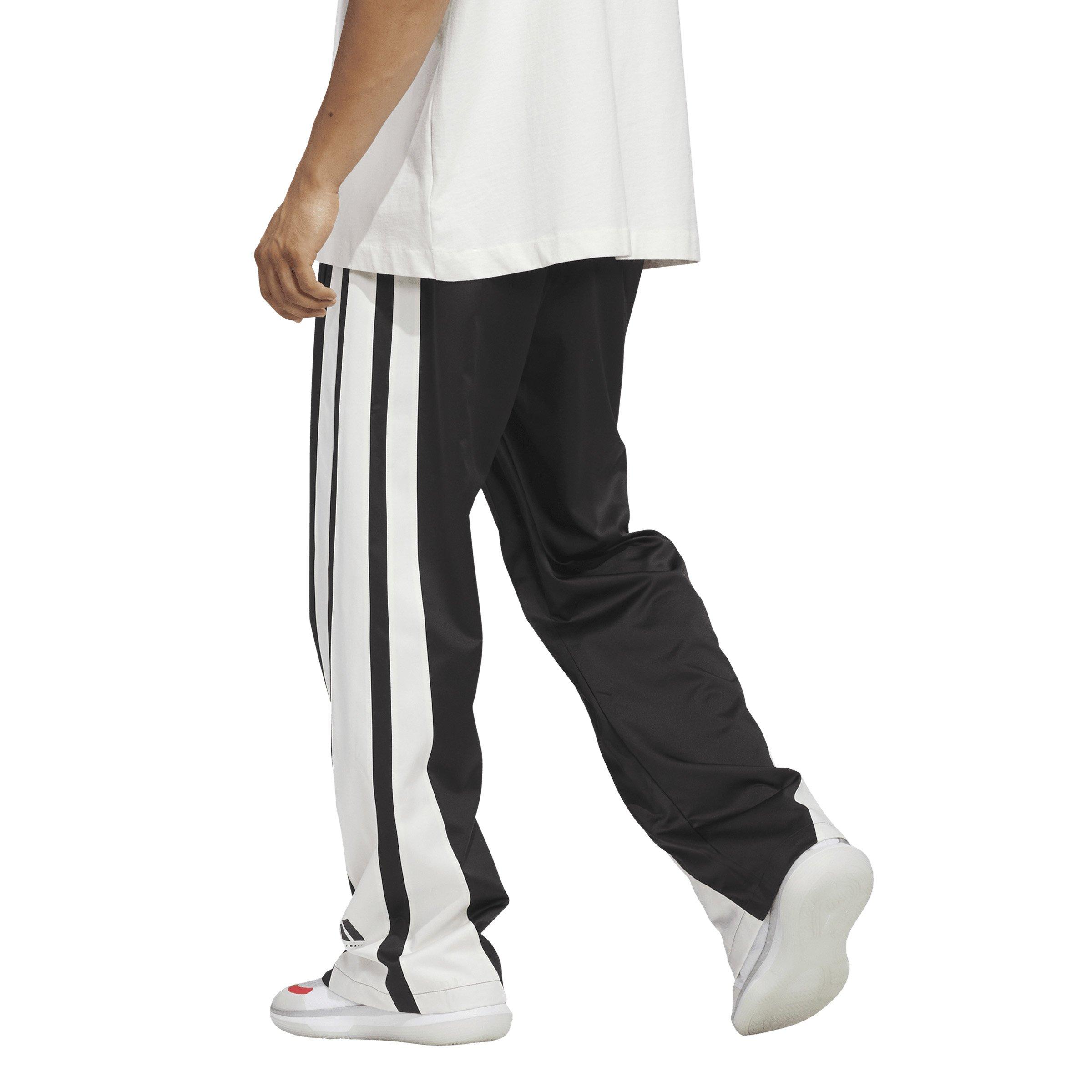 adidas Men's Basketball Luxe Pants - Black - BLACK Thumbnail View 2