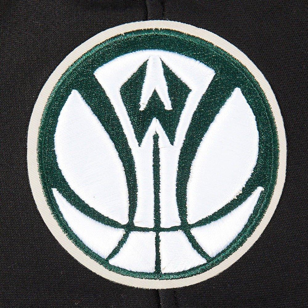 Pro Standard Big​ Boys​' NBA Milwaukee Bucks Classic Rib Fleece PO Hoodie - Black - BLACK Thumbnail View 6