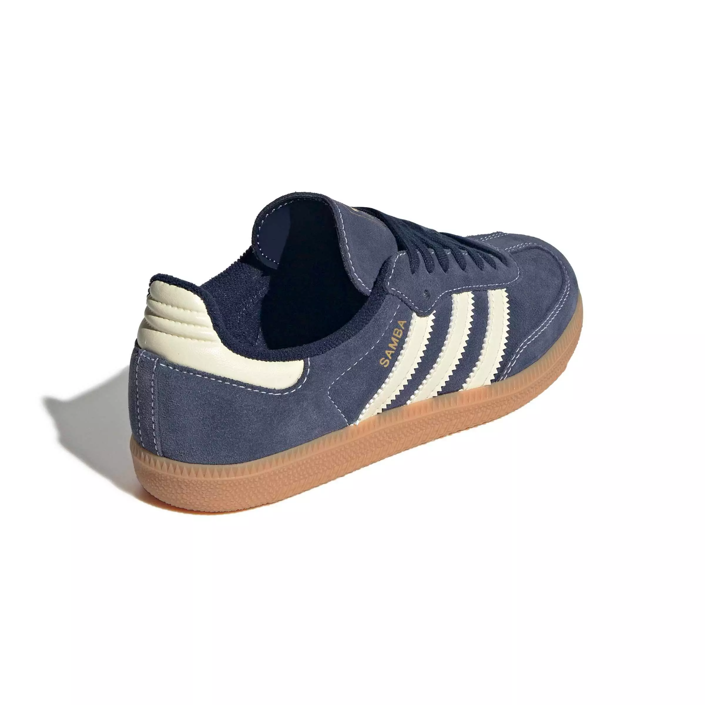 adidas Originals Samba OG "Night Indigo/Warm Vanilla/Gum 2" Grade School Boys' Shoe - INDIGO/VANILLA/GUM