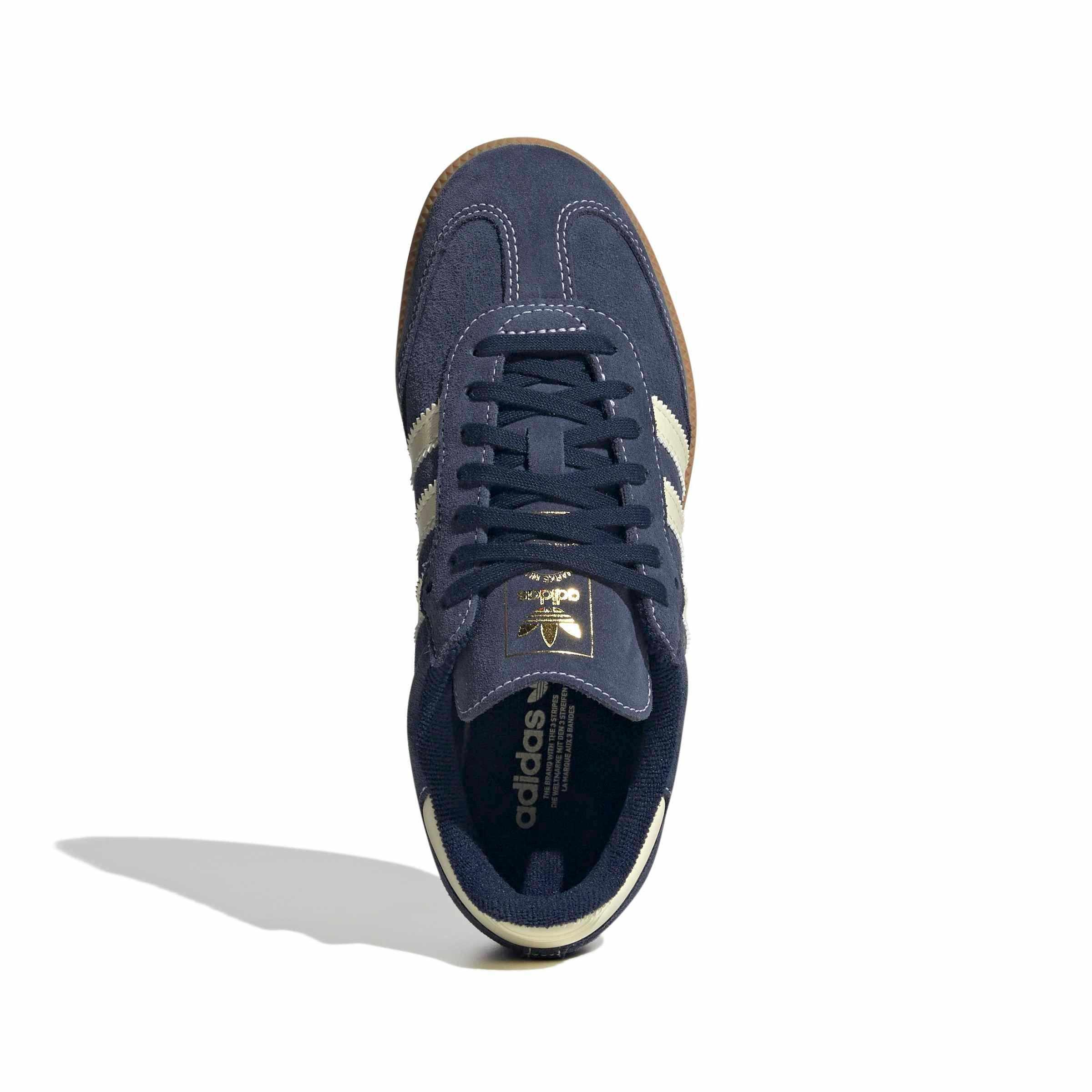adidas Originals Samba OG "Night Indigo/Warm Vanilla/Gum 2" Grade School Boys' Shoe - INDIGO/VANILLA/GUM
