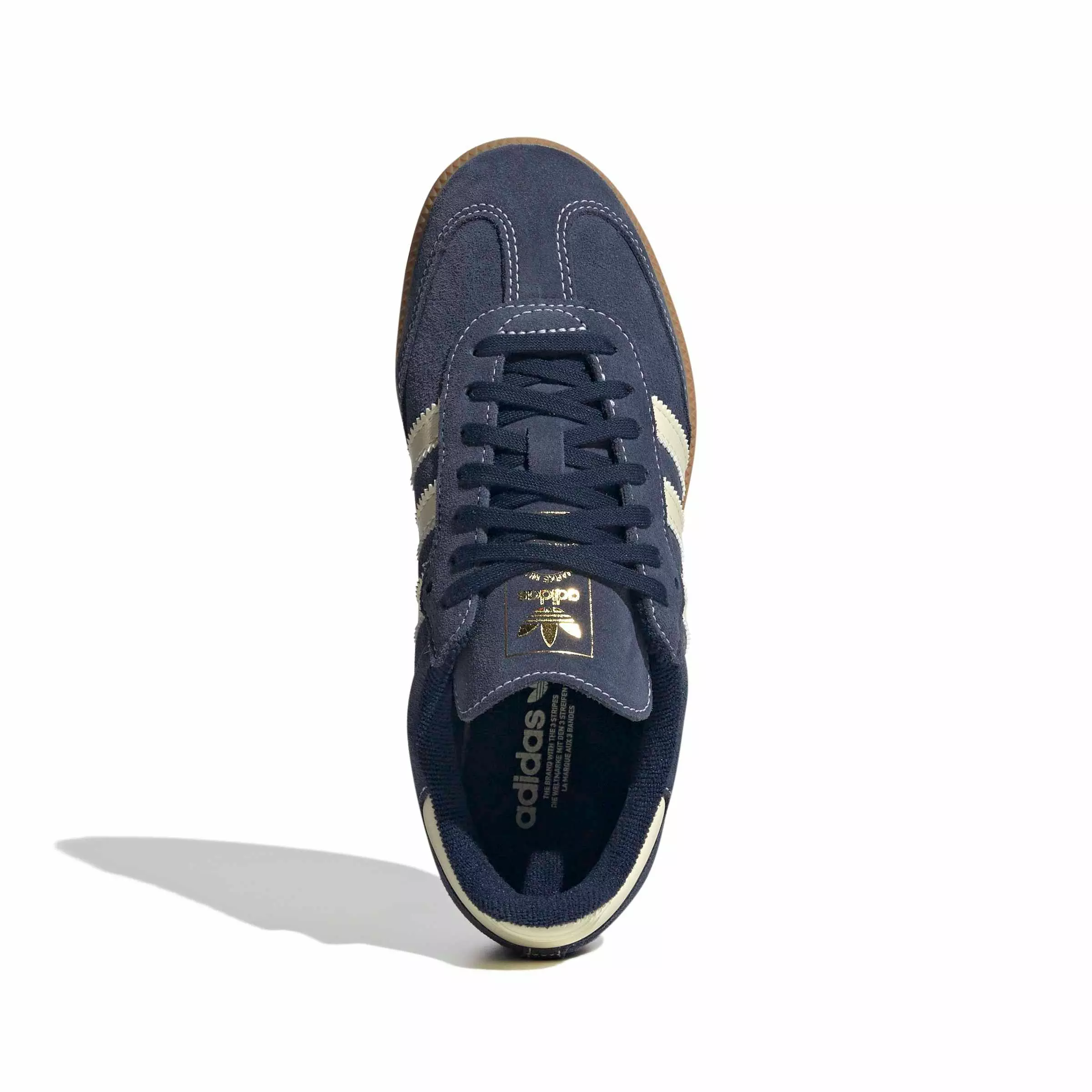 adidas Originals Samba OG "Night Indigo/Warm Vanilla/Gum 2" Grade School Boys' Shoe - INDIGO/VANILLA/GUM