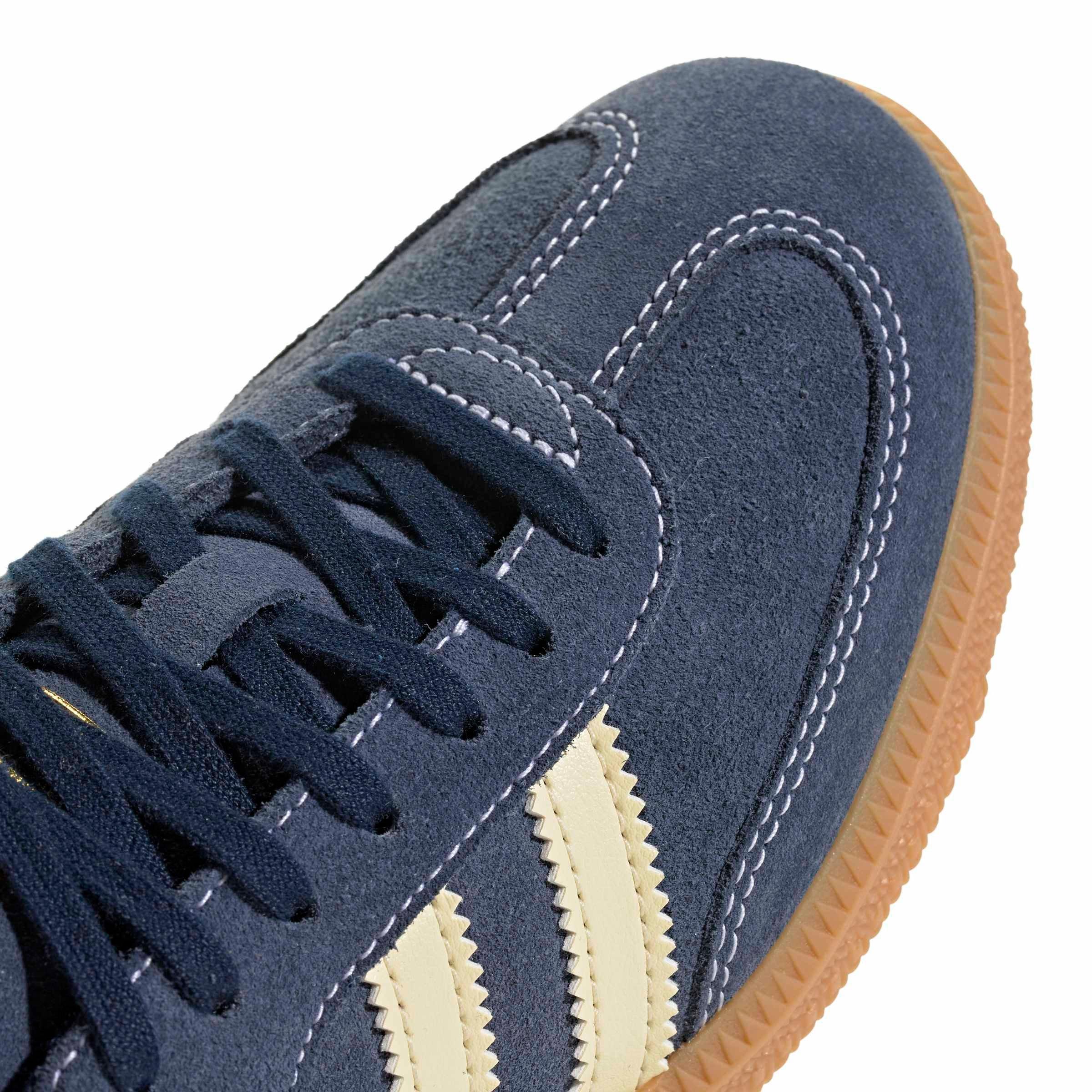 adidas Originals Samba OG "Night Indigo/Warm Vanilla/Gum 2" Grade School Boys' Shoe - INDIGO/VANILLA/GUM