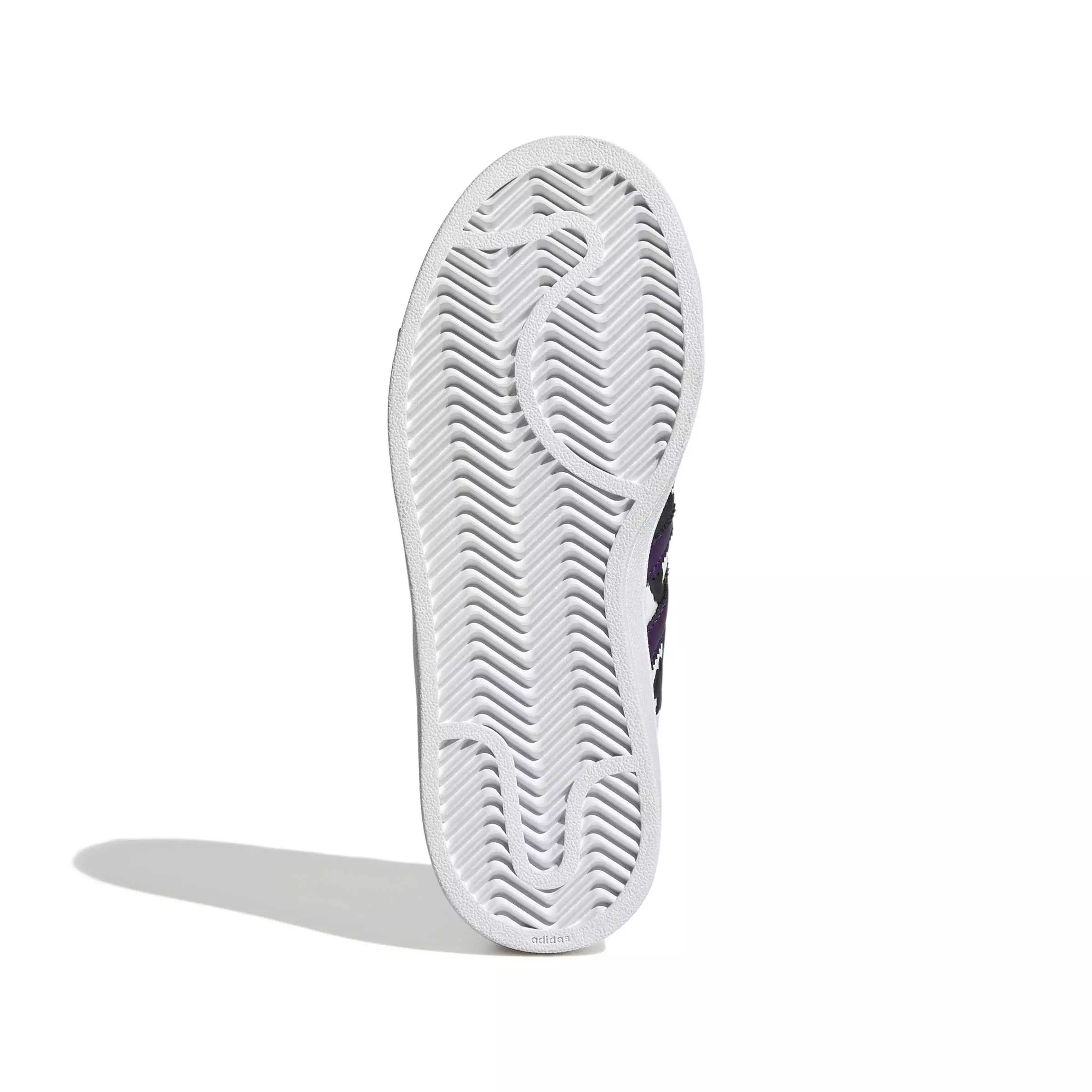 adidas Originals Superstar II "Crystal White/Violet/Ftwr White" Grade School Girls' Shoe - WHITE/VIOLET/WHITE