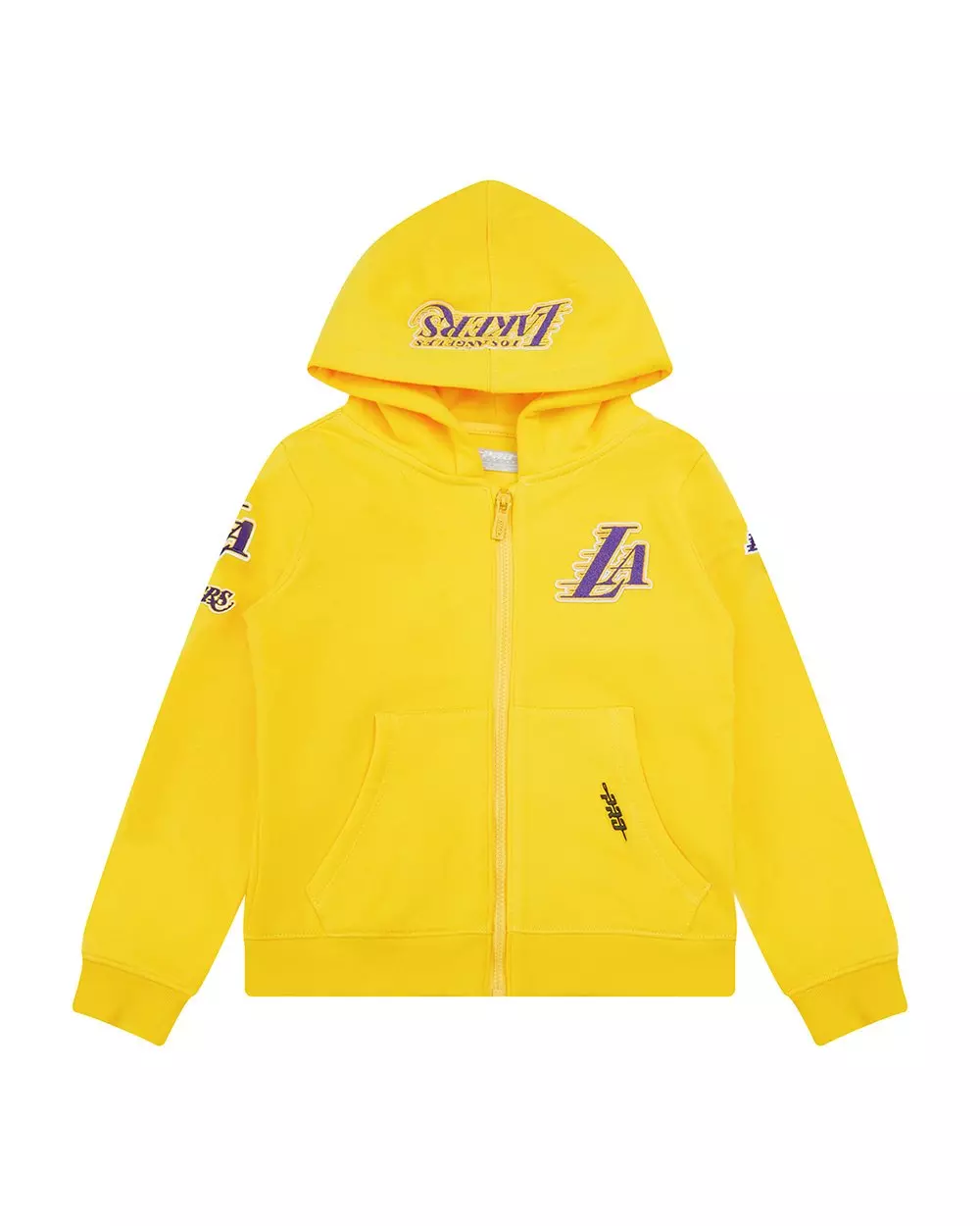 Pro Standard Little Boys' NBA LA Lakers​ Classic Fleece FZ Jacket - Yellow - YELLOW