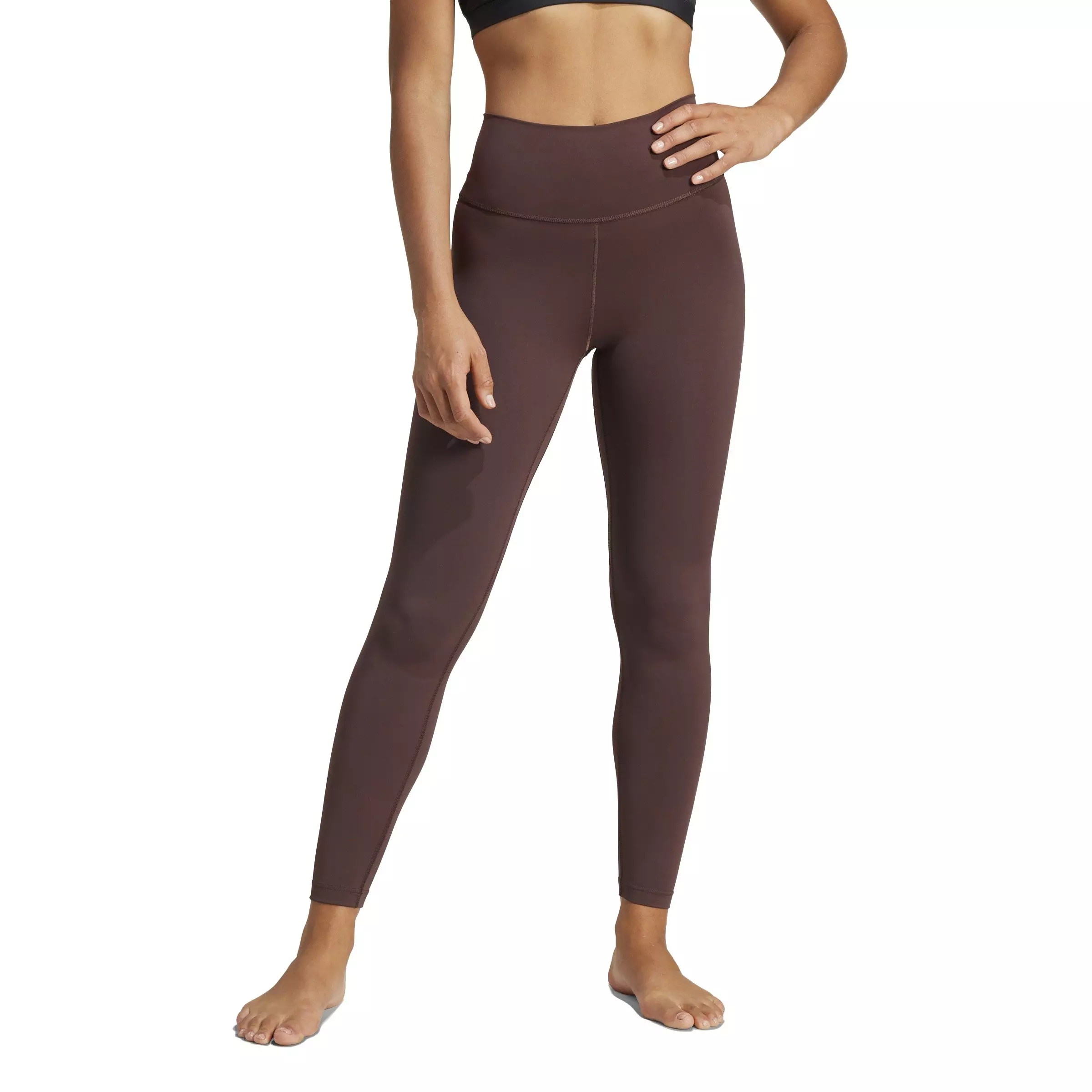 adidas Women's All Me 7/8 Leggings-Brown - BROWN