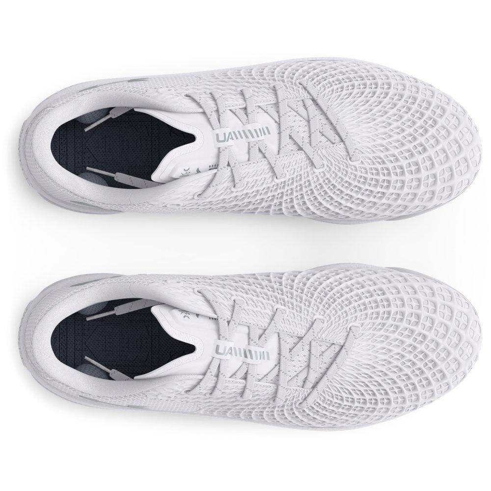 Under Armour Glyde 2 MT TPU "White/Metallic Silver" Women's Softball Cleat - WHITE/SILVER Thumbnail View 3