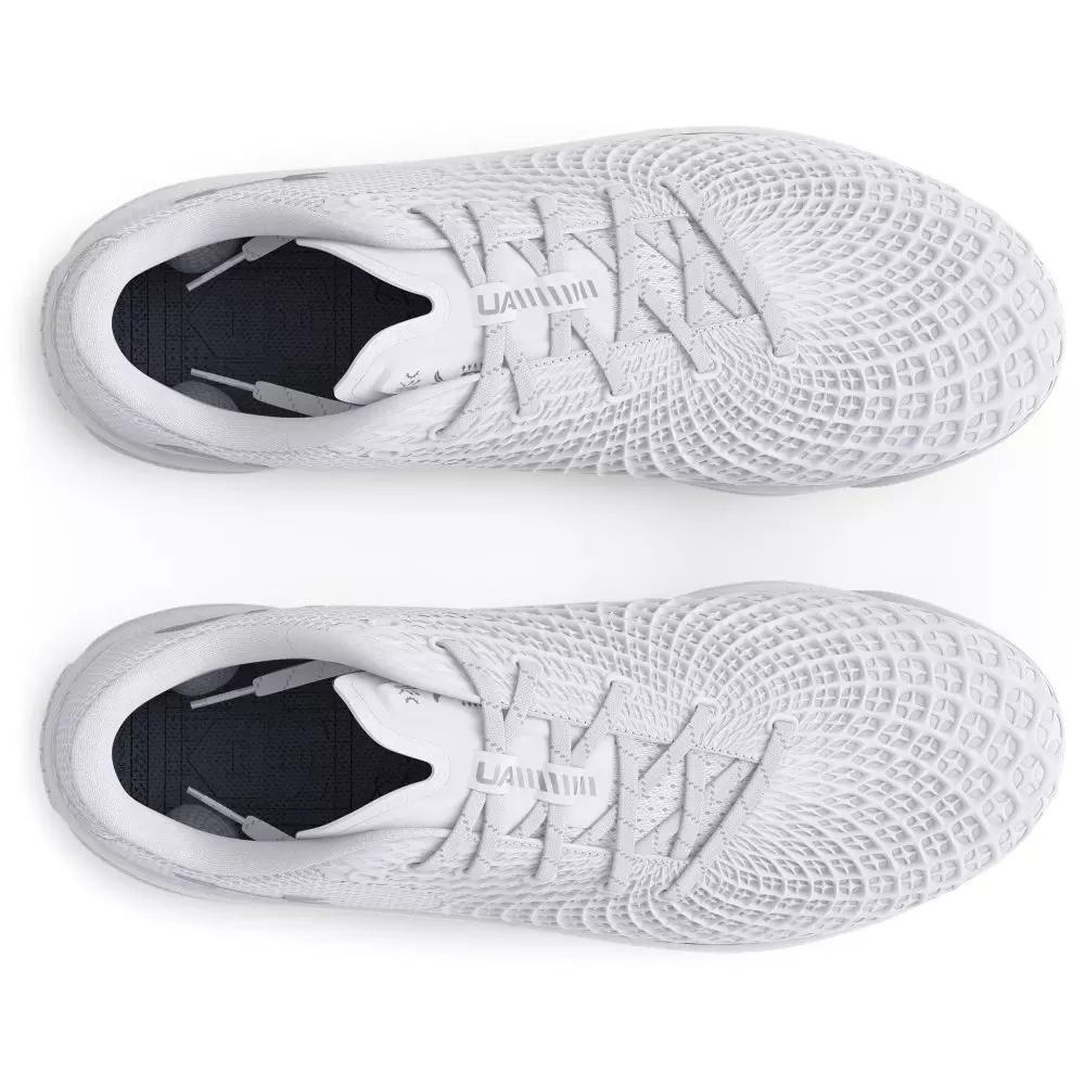 Under Armour Glyde 2 MT TPU "White/Metallic Silver" Women's Softball Cleat - WHITE/SILVER