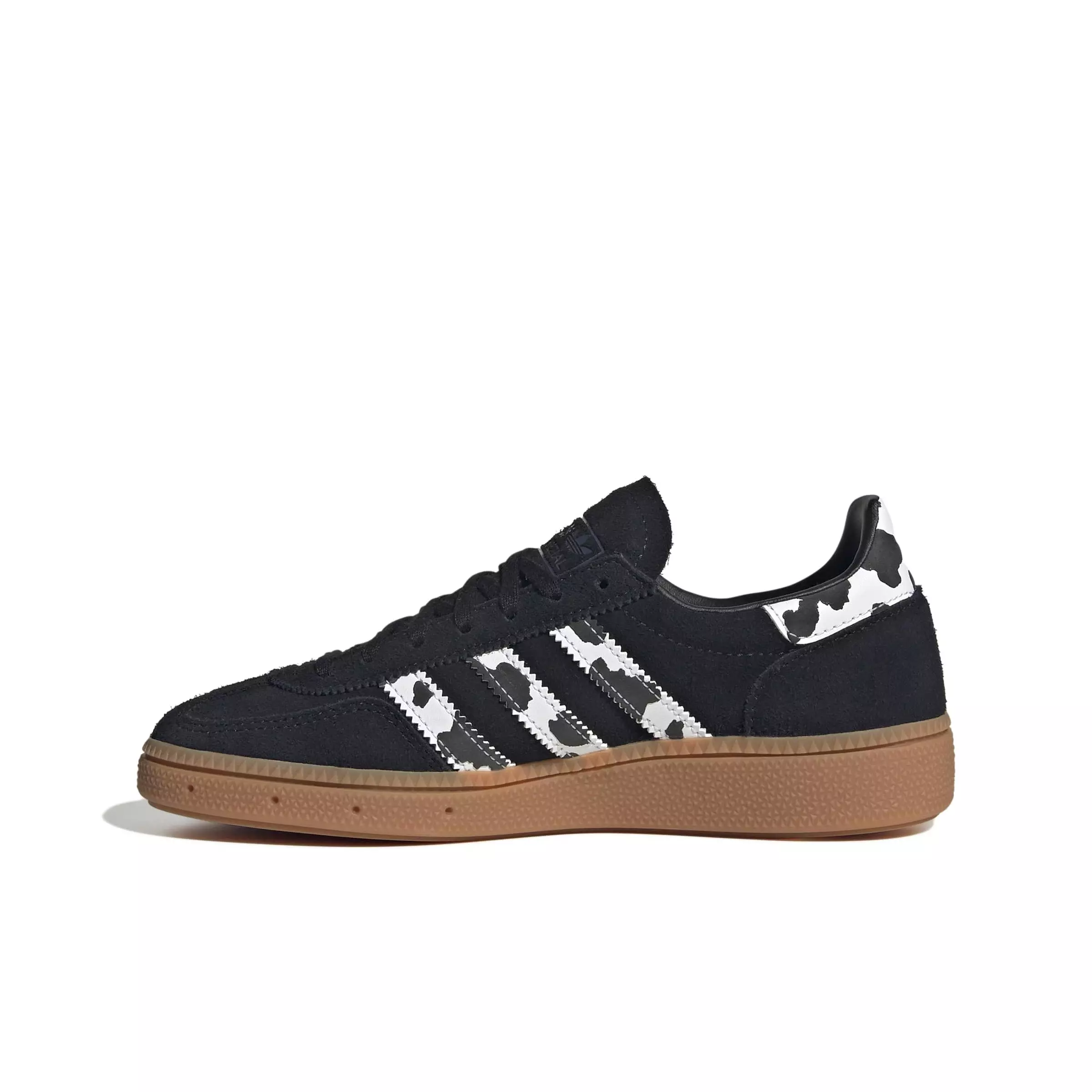 adidas Originals Handball Spezial "Core Black/Violet/Ftwr White" Grade School Girls' Shoe - BLACK/VIOLET/WHITE