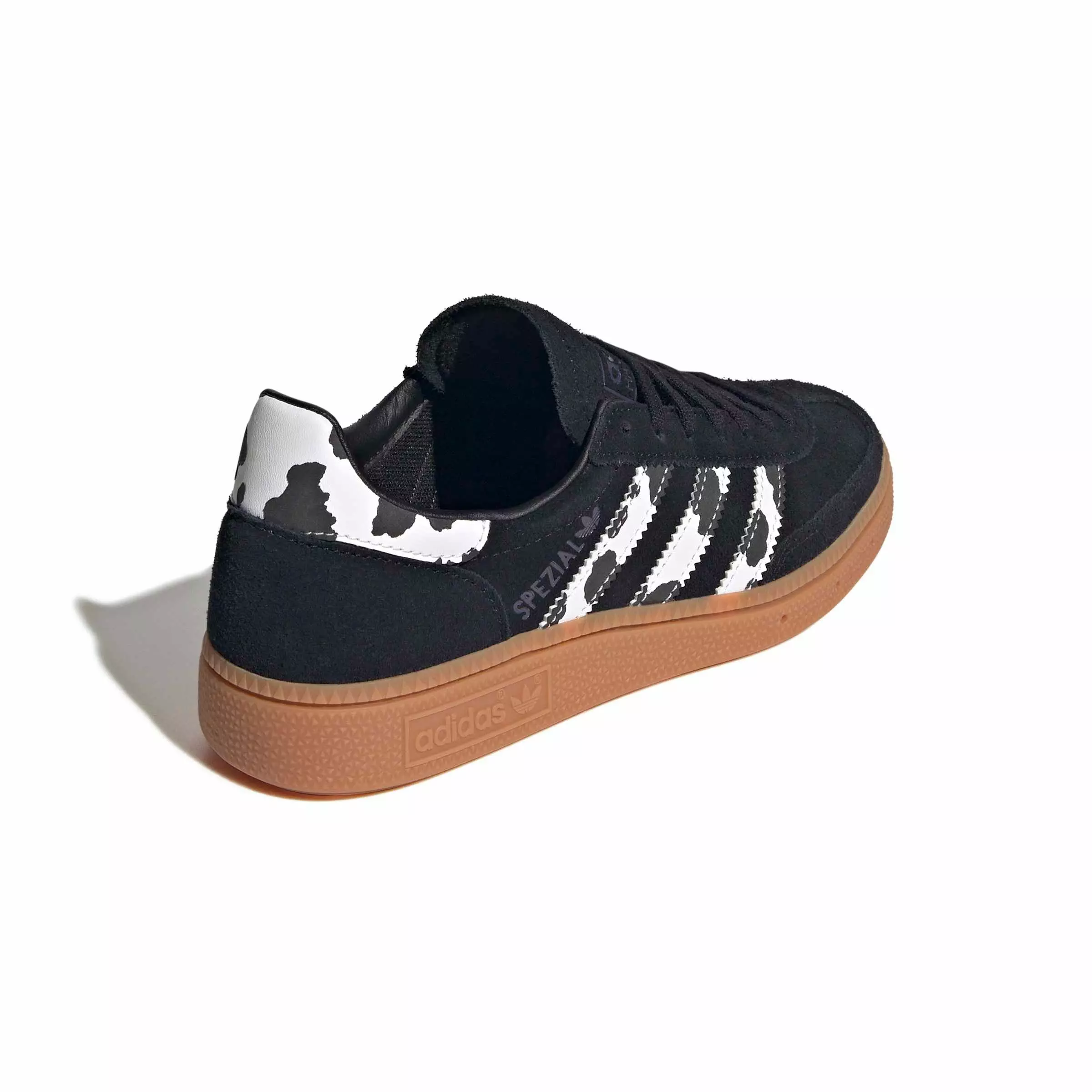 adidas Originals Handball Spezial "Core Black/Violet/Ftwr White" Grade School Girls' Shoe - BLACK/VIOLET/WHITE